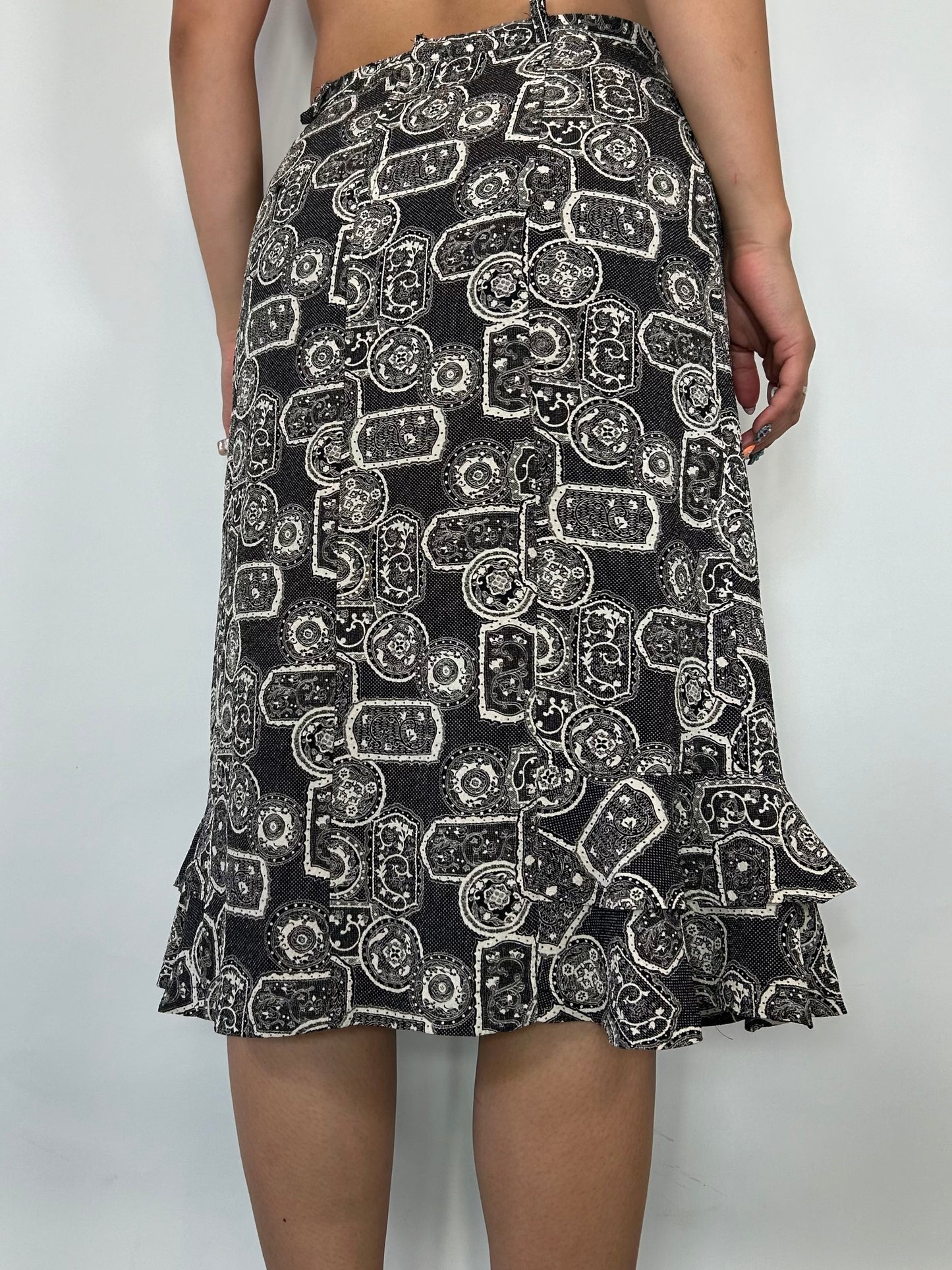 Vintage Patterned Skirt