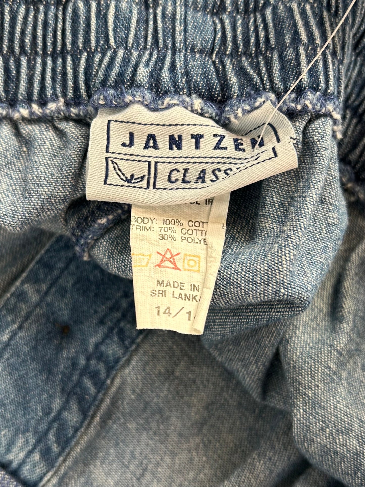 Vintage Denim Flowy skirt