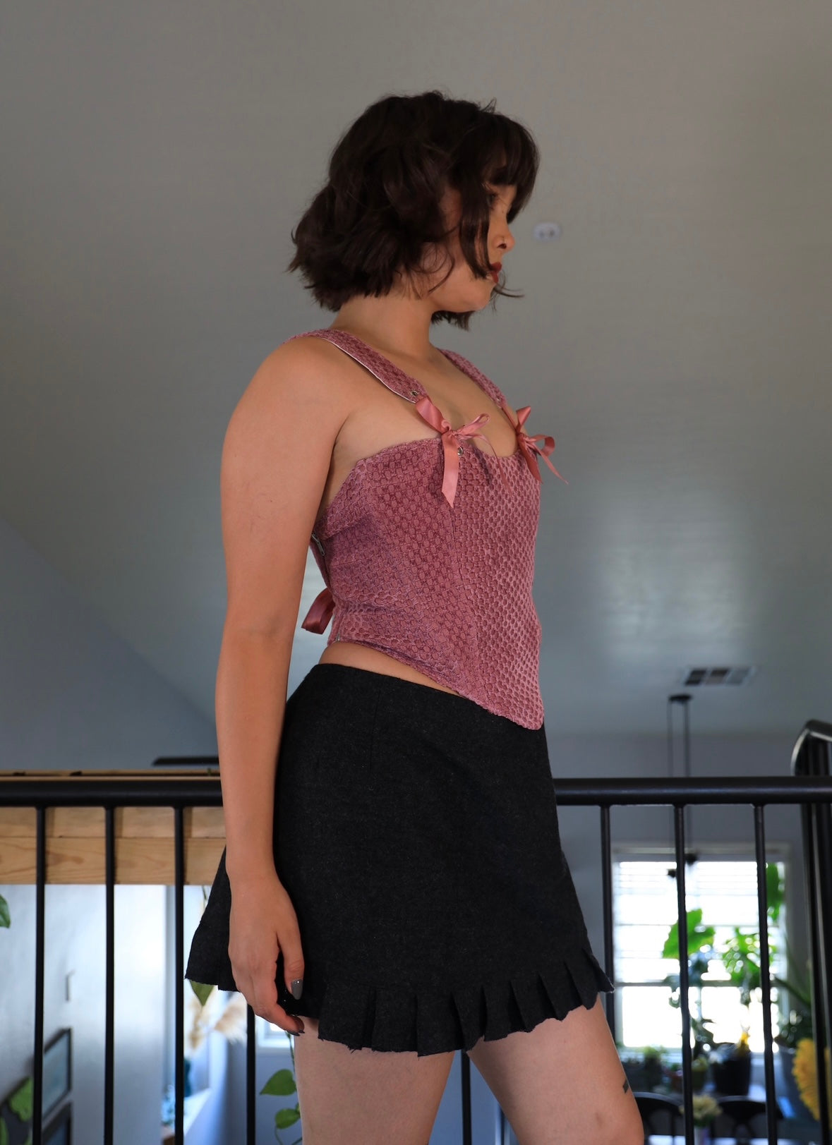 Bows! Bows! Bows! Pink Corset