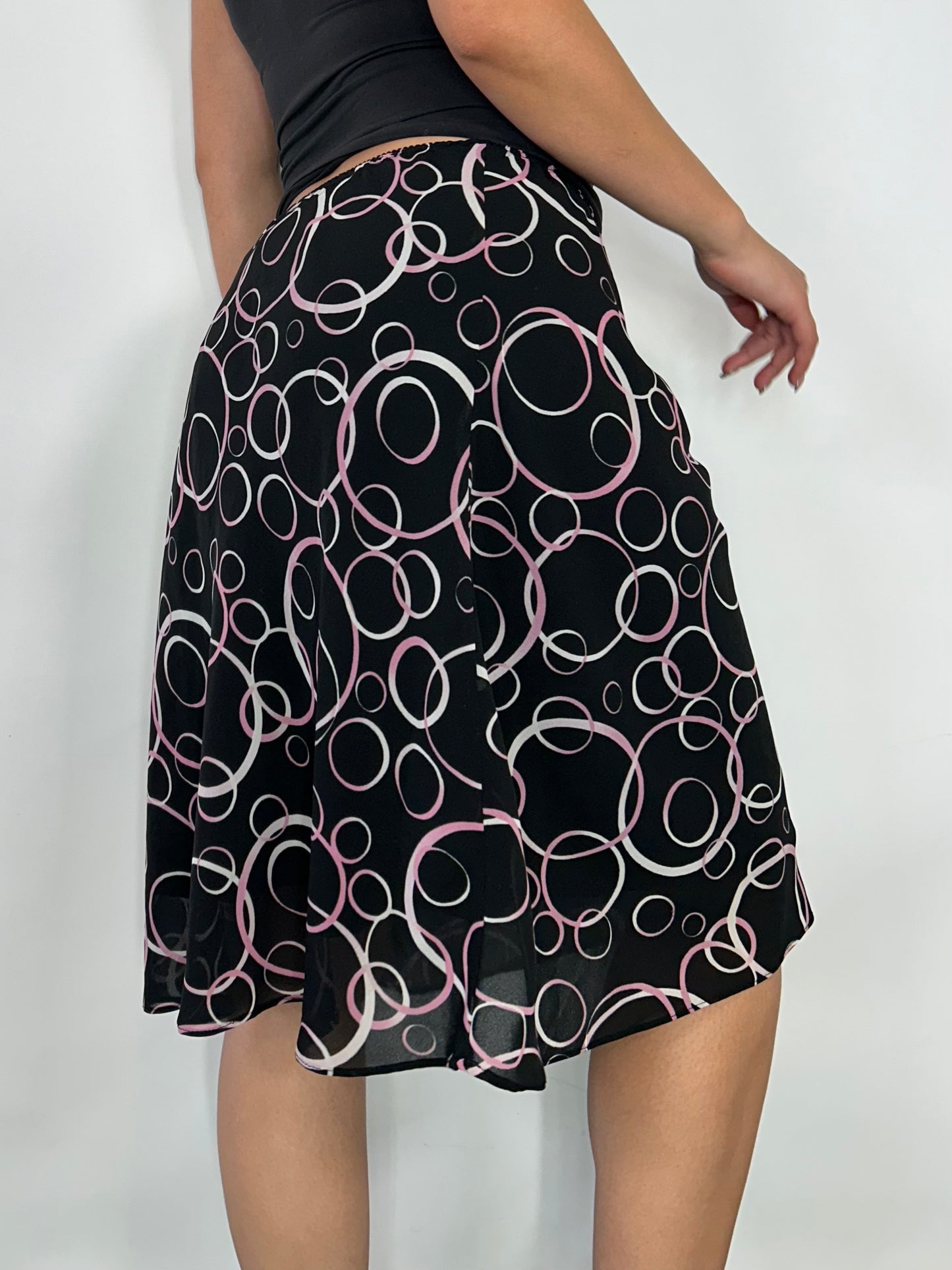 Vintage Circle Midi Skirt