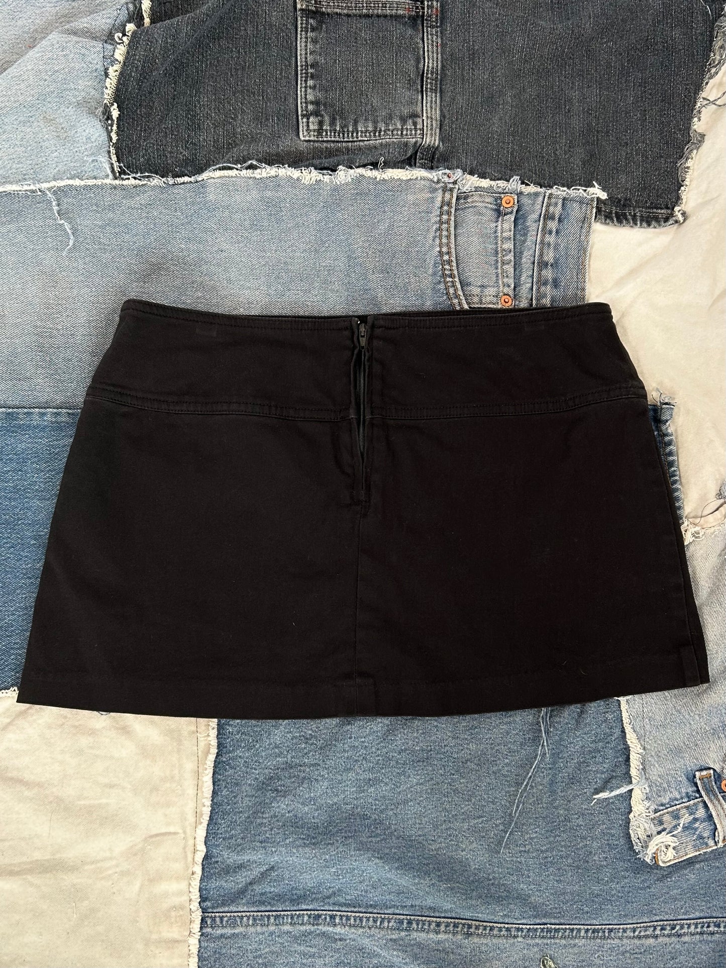 Vintage black Mini Skirt
