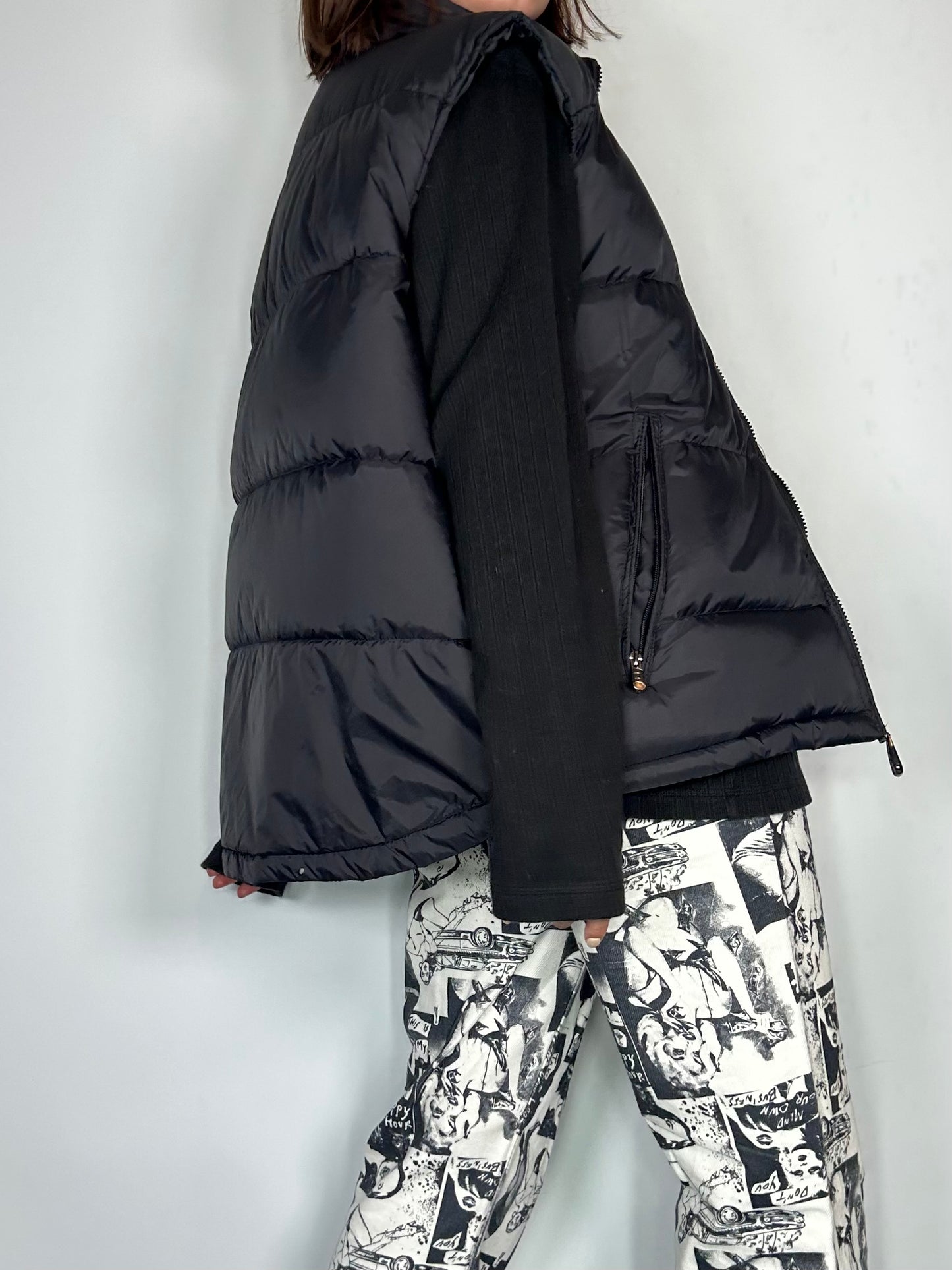 Black Puffer Vest