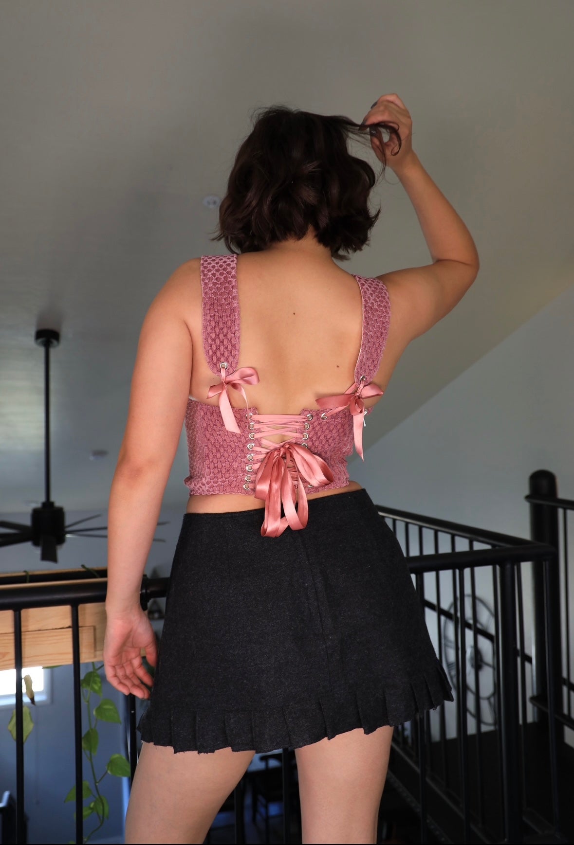 Bows! Bows! Bows! Pink Corset