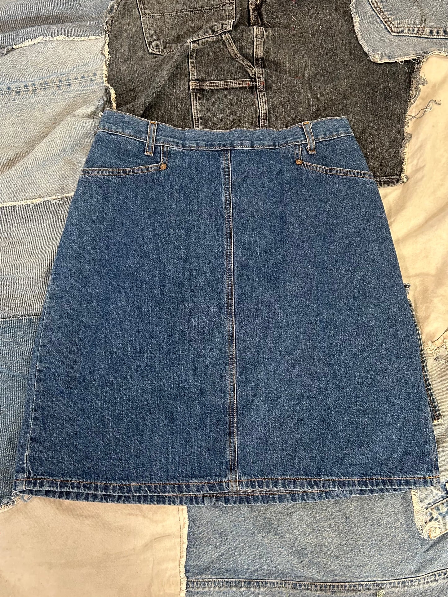 Classic Vintage Denim Skirt