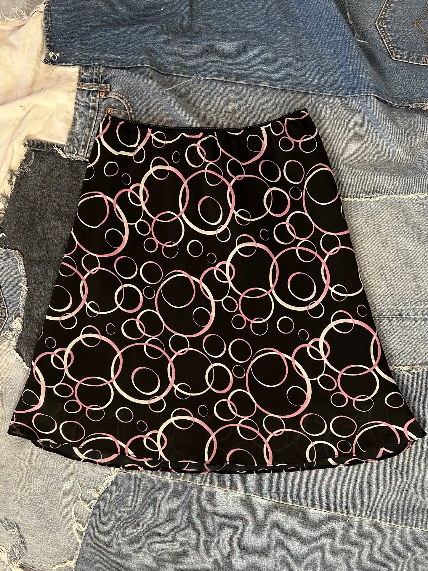 Vintage Circle Midi Skirt