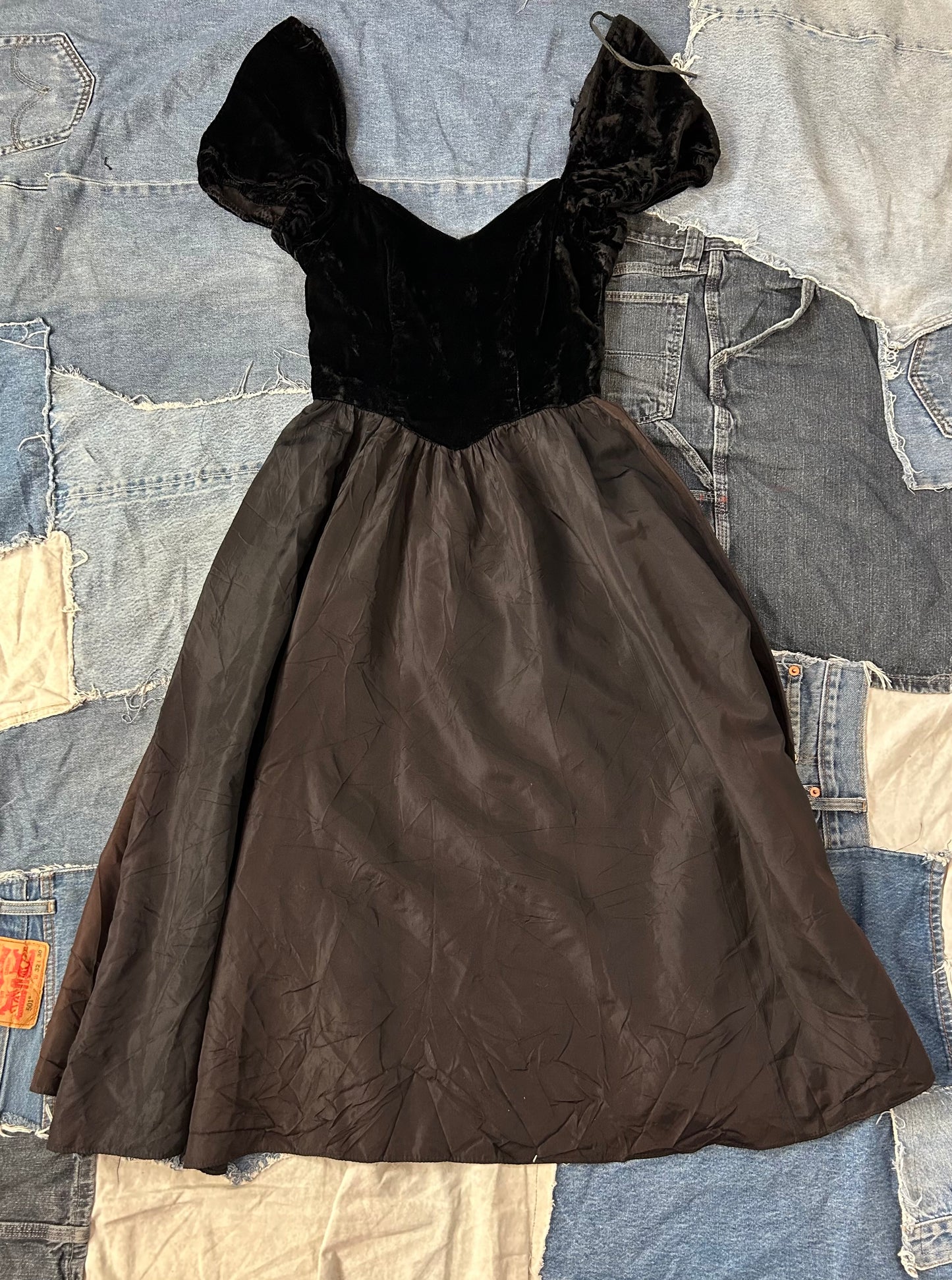 Vintage 80s Gothic Dress