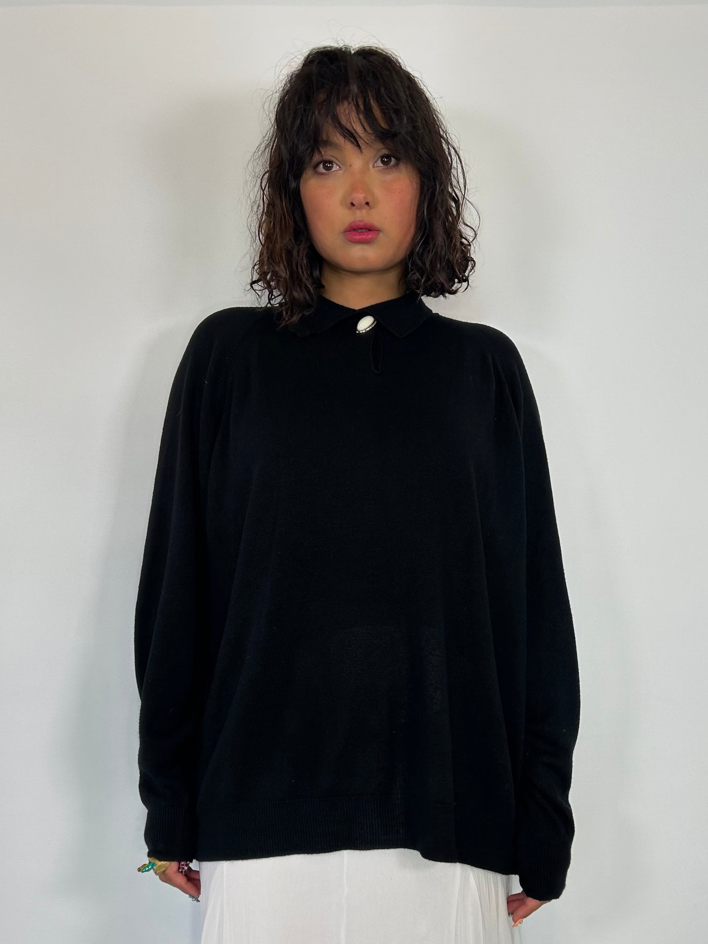 Vintage Pullover Black Sweater