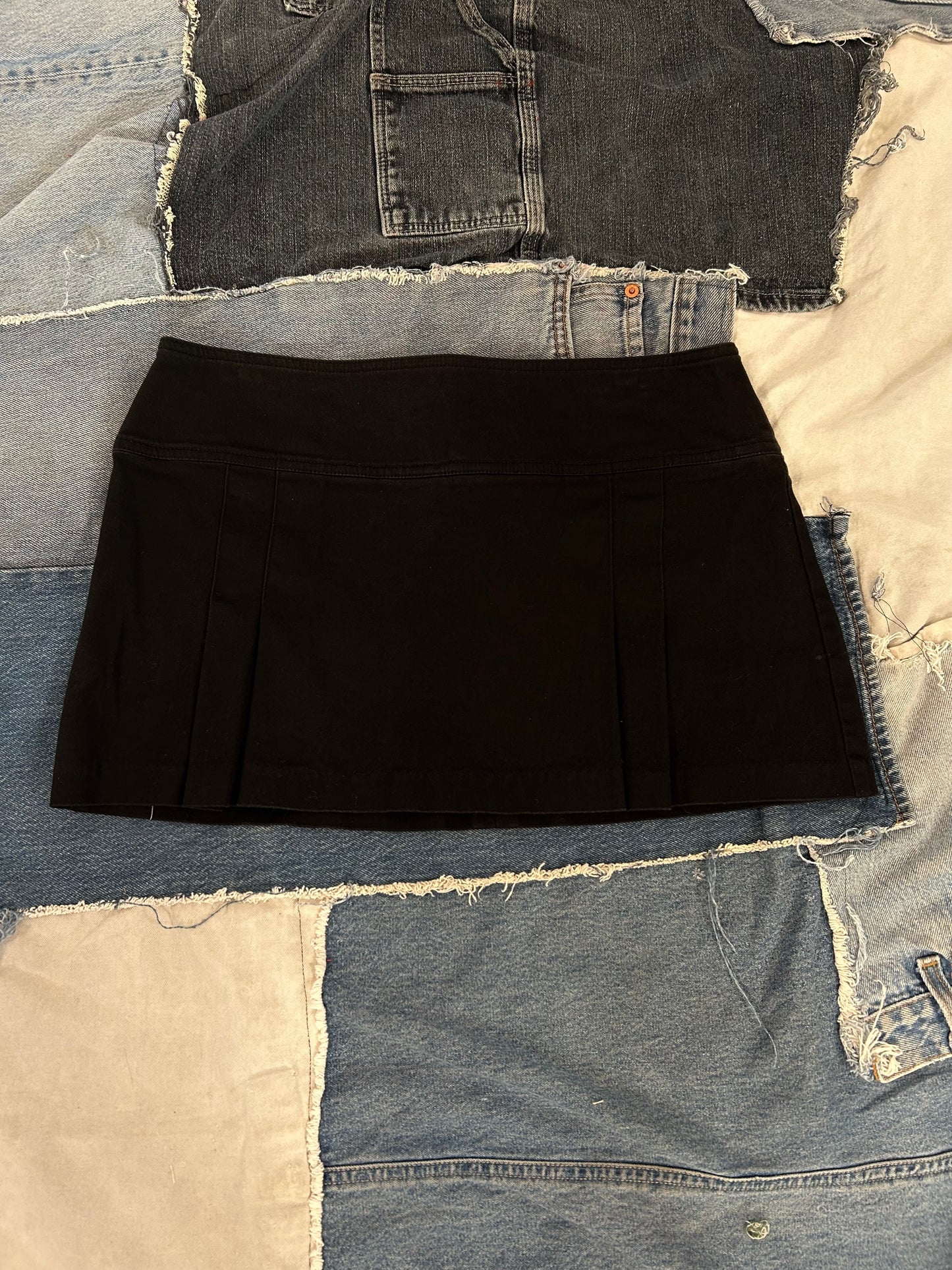 Vintage black Mini Skirt
