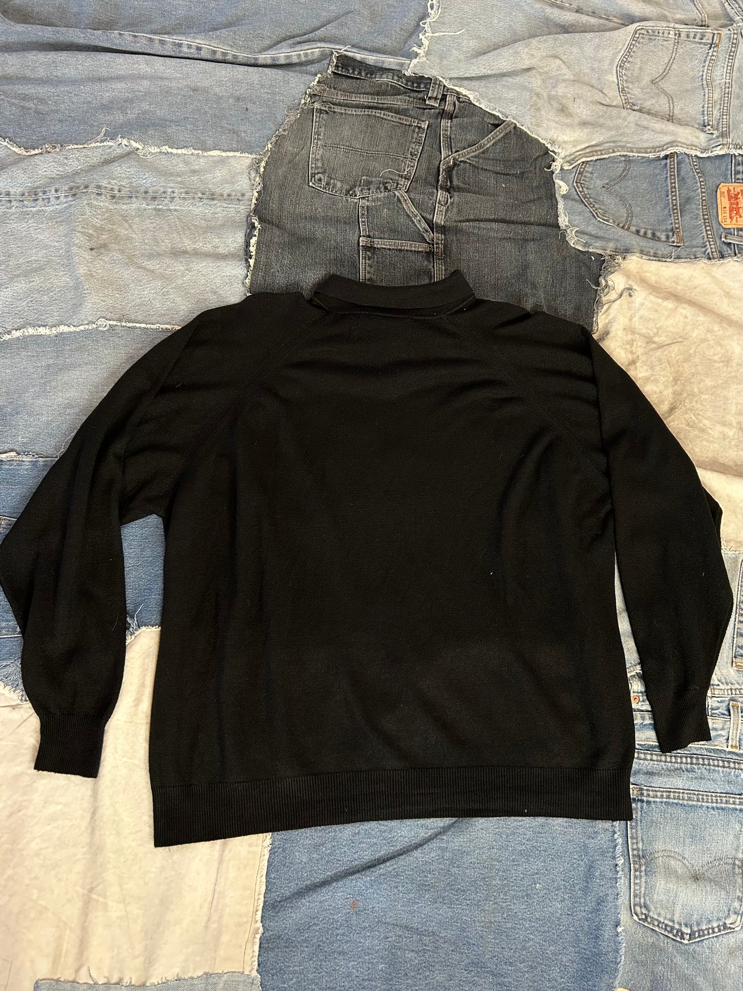Vintage Pullover Black Sweater