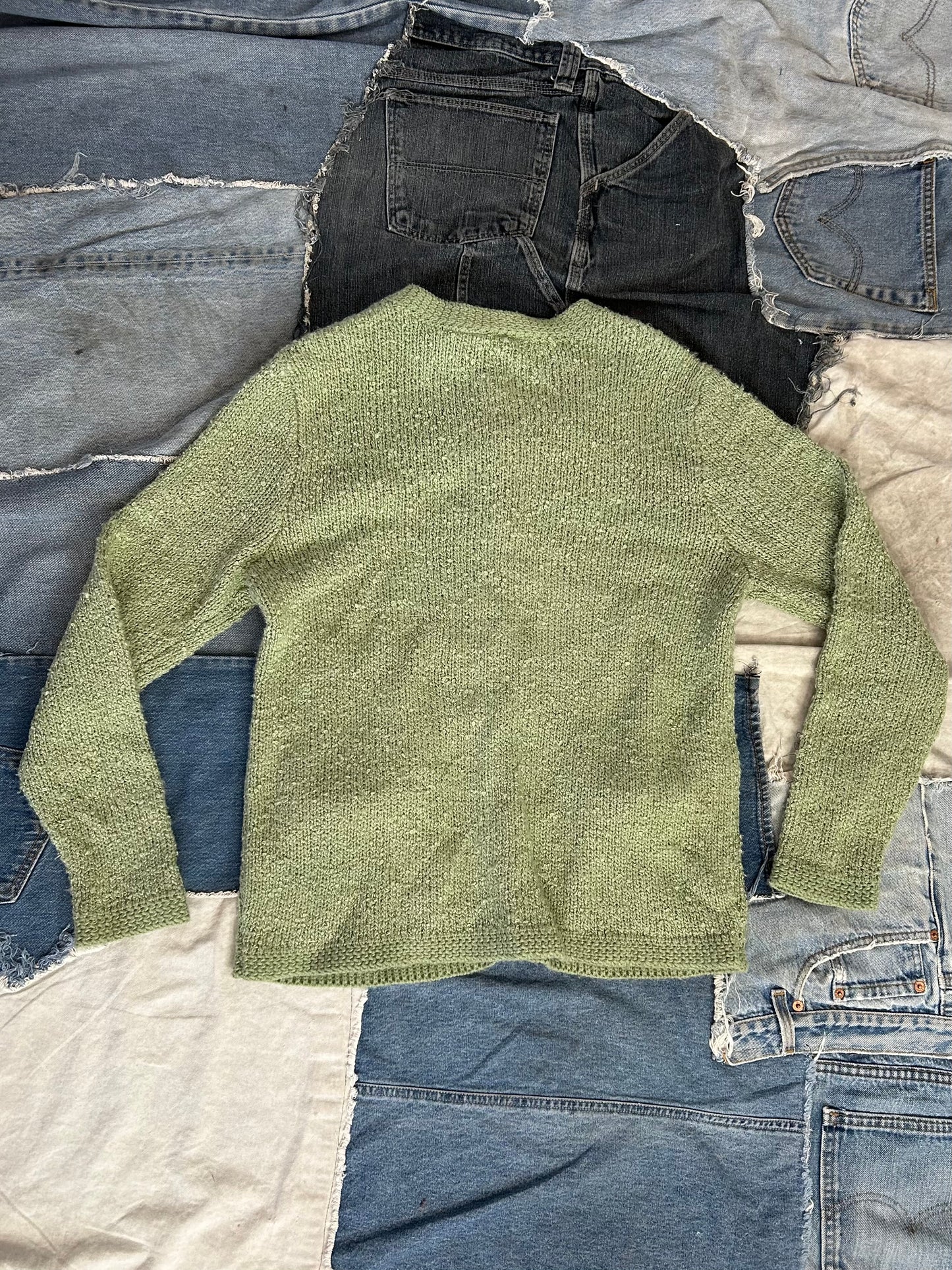 Vintage Green Cardigan