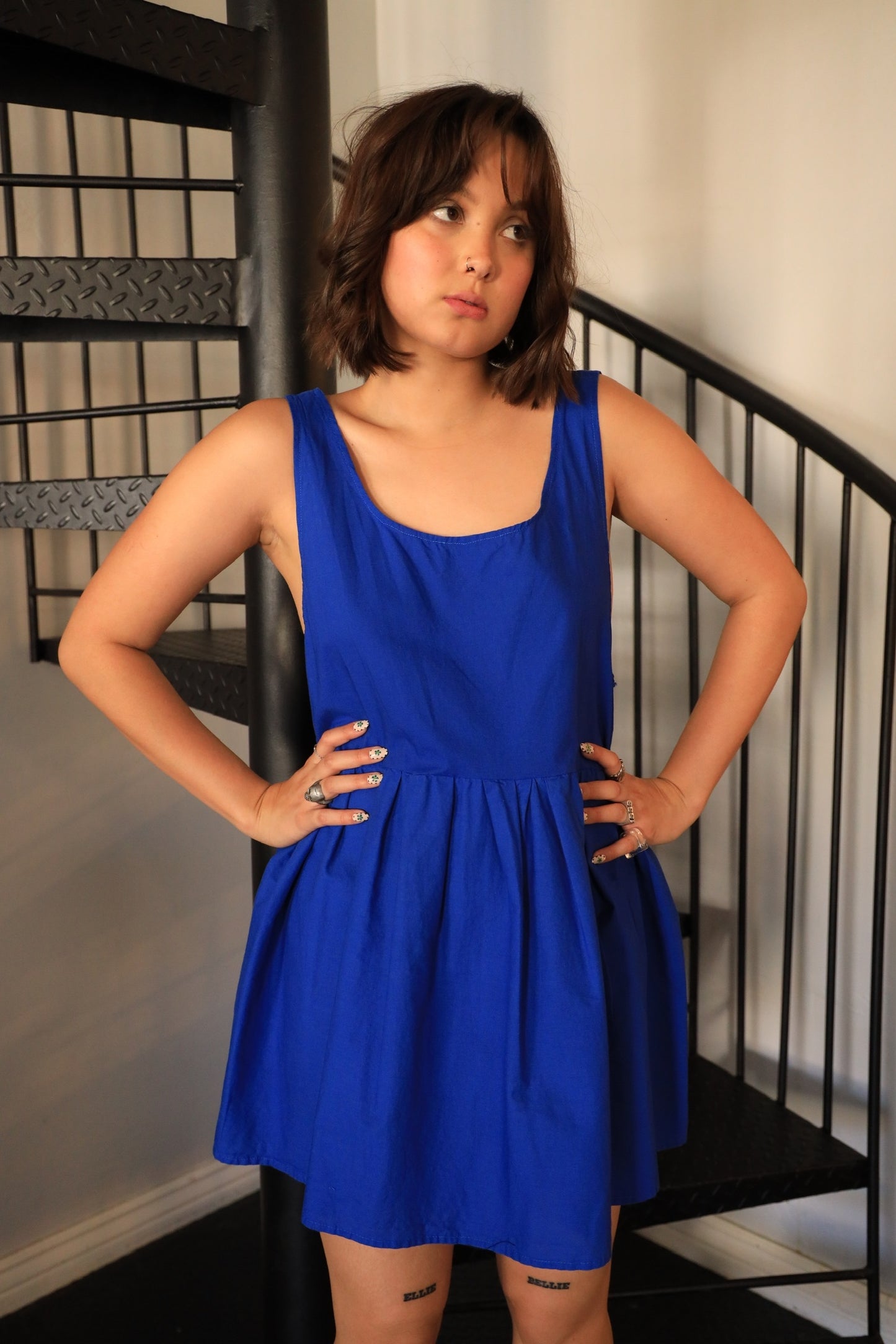 Royal Blue Mini dress