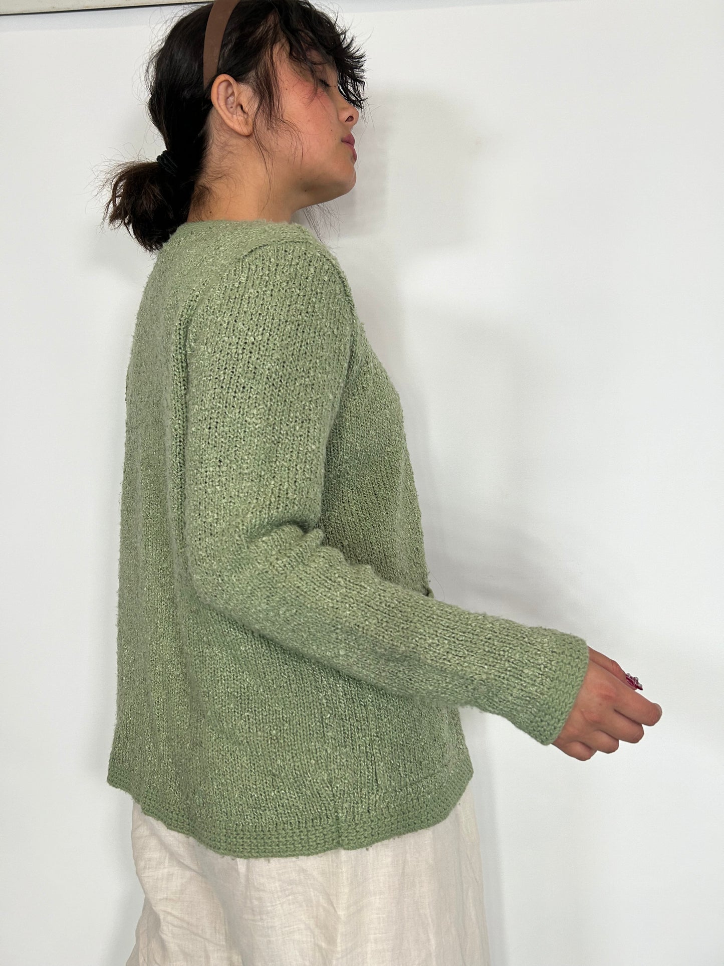 Vintage Green Cardigan