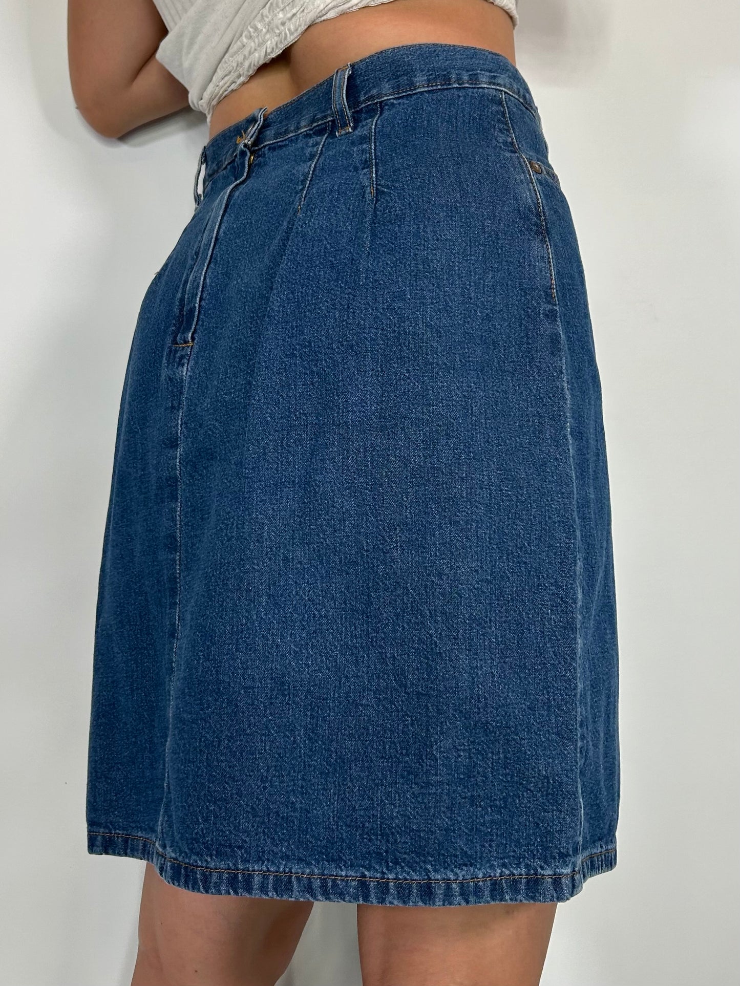 Classic Vintage Denim Skirt