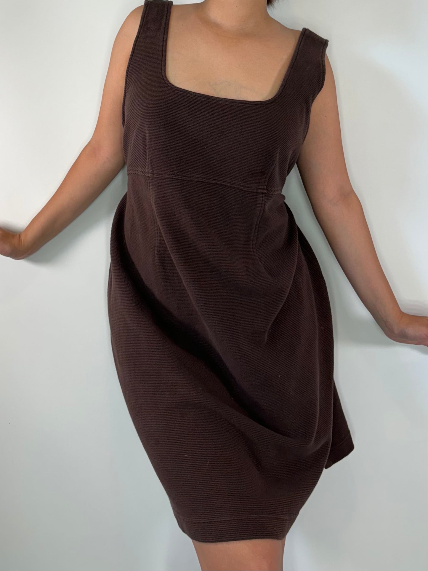 Vintage Ribbed Mini Dress