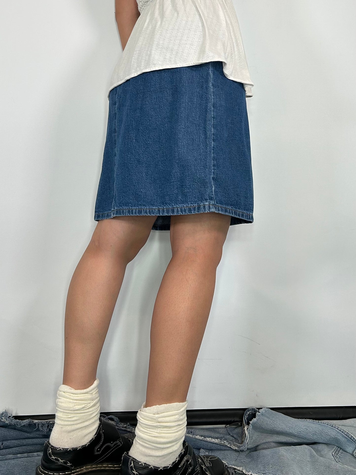 Classic Vintage Denim Skirt