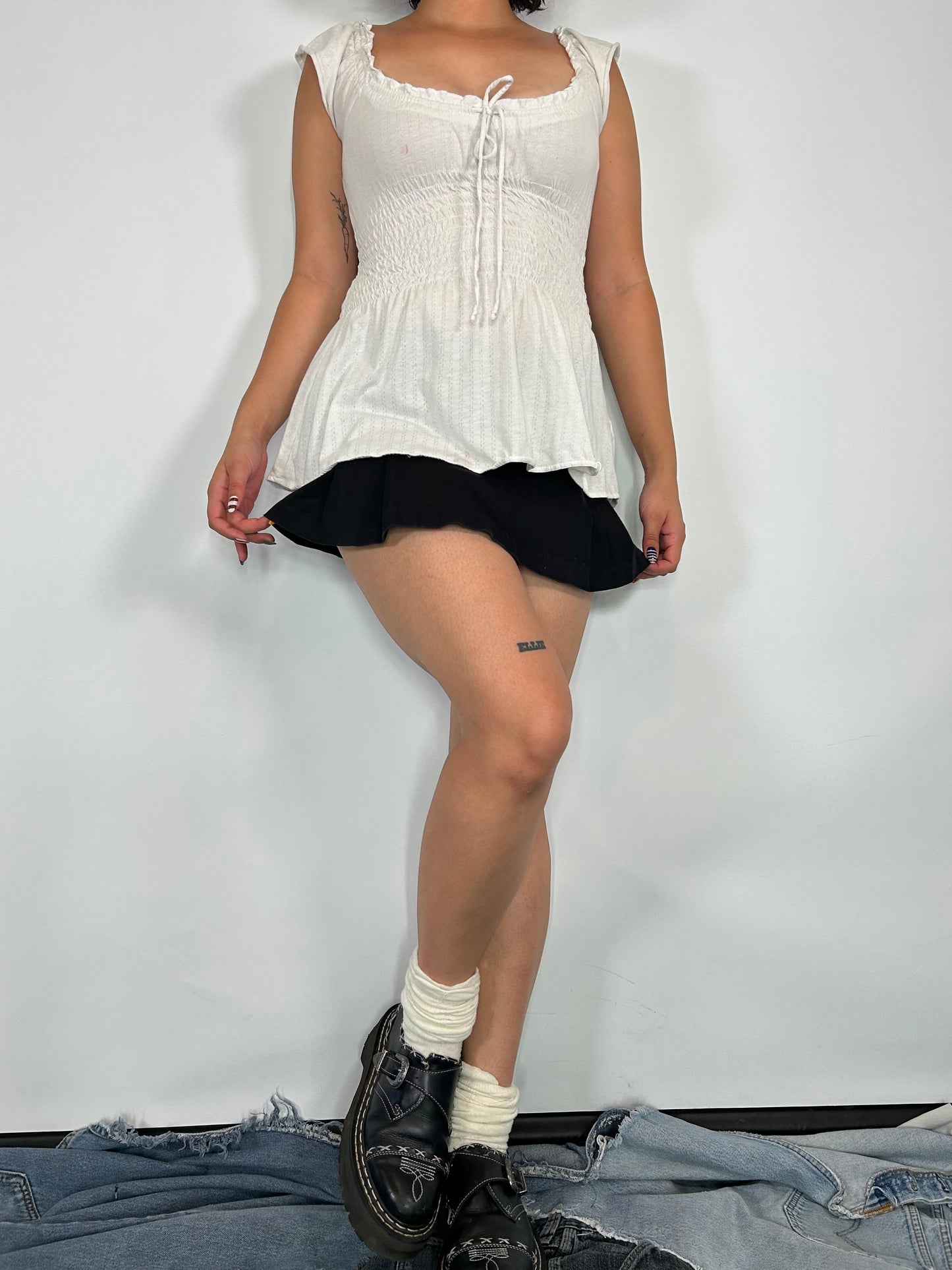 Vintage black Mini Skirt
