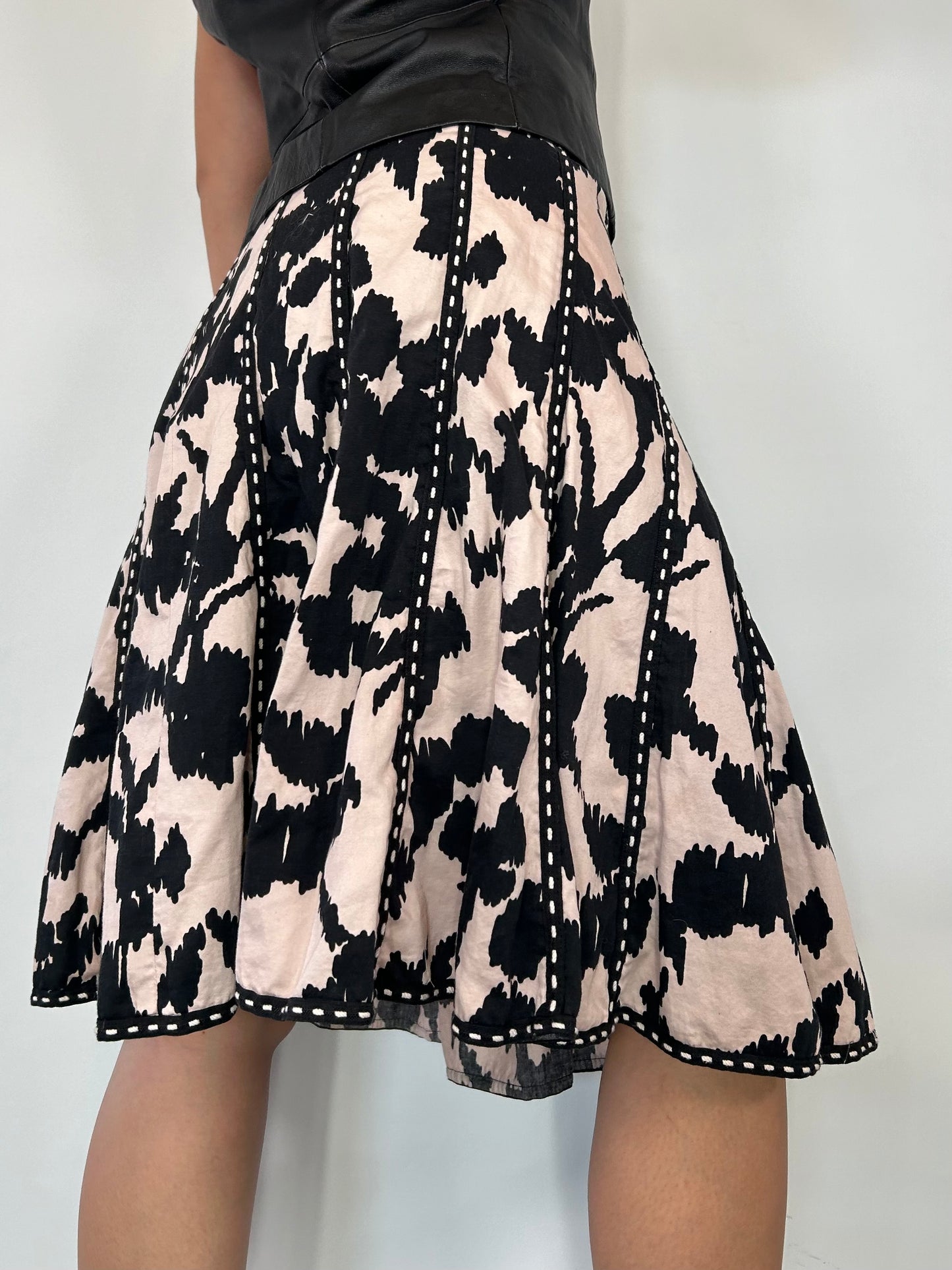 Pink Patterned Skirt