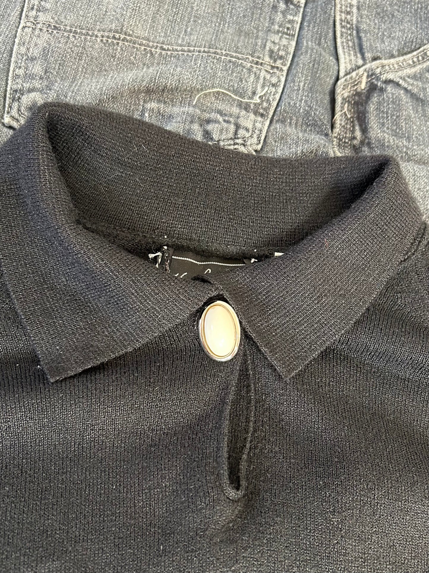 Vintage Pullover Black Sweater