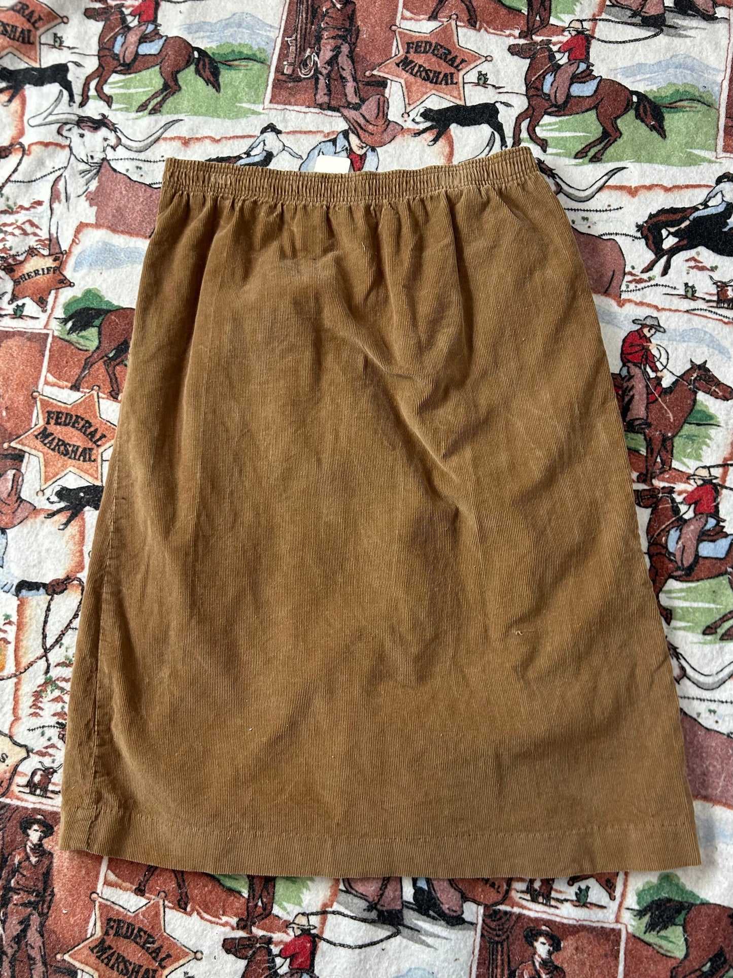 Vintage Corduroy Skirt