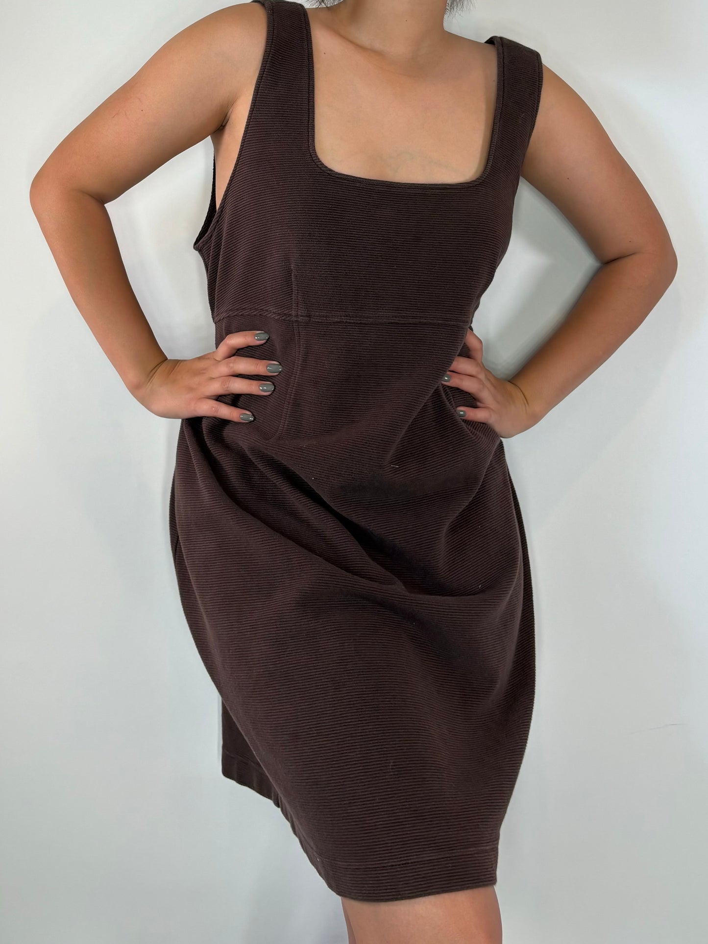 Vintage Ribbed Mini Dress