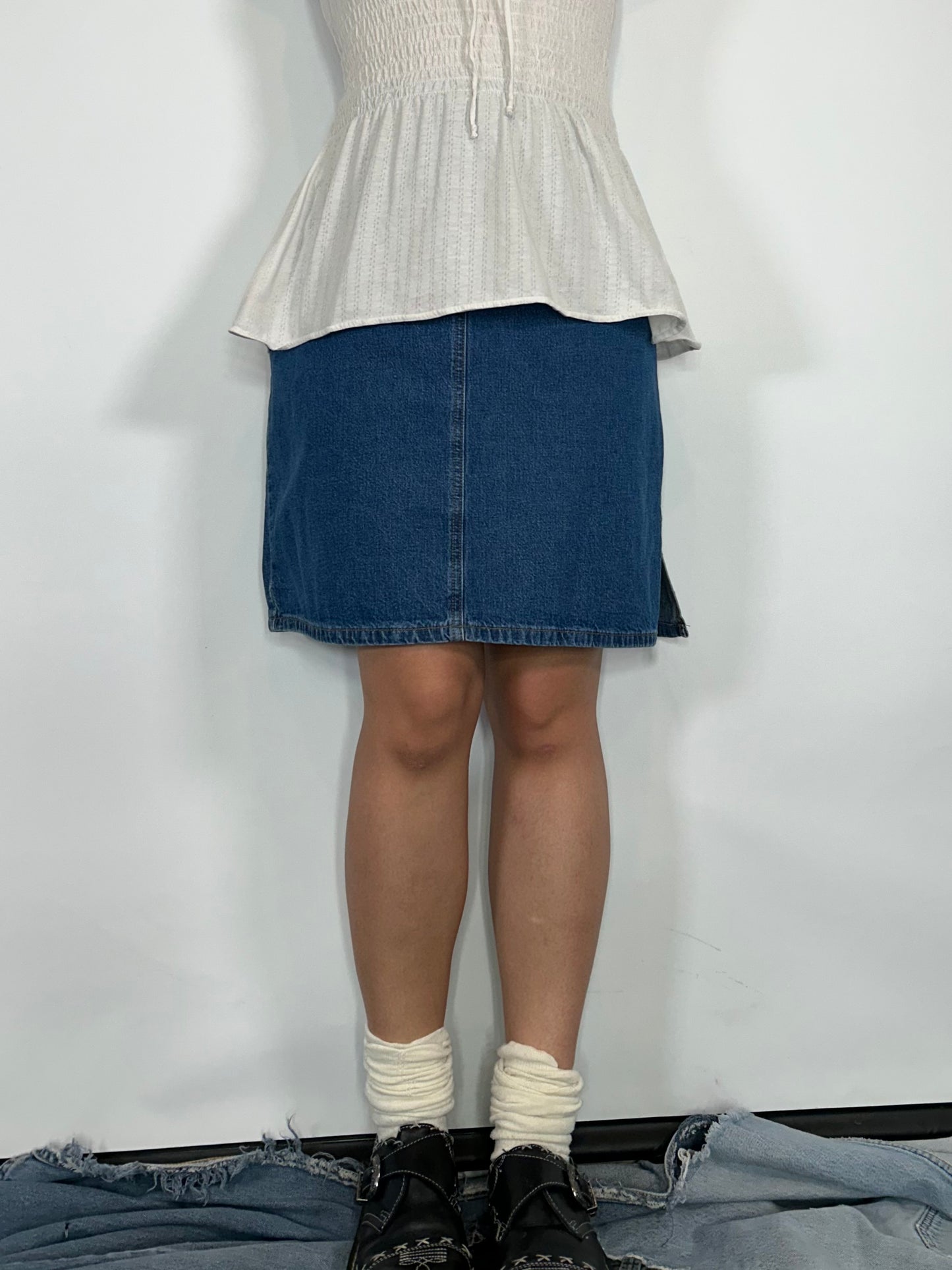Classic Vintage Denim Skirt