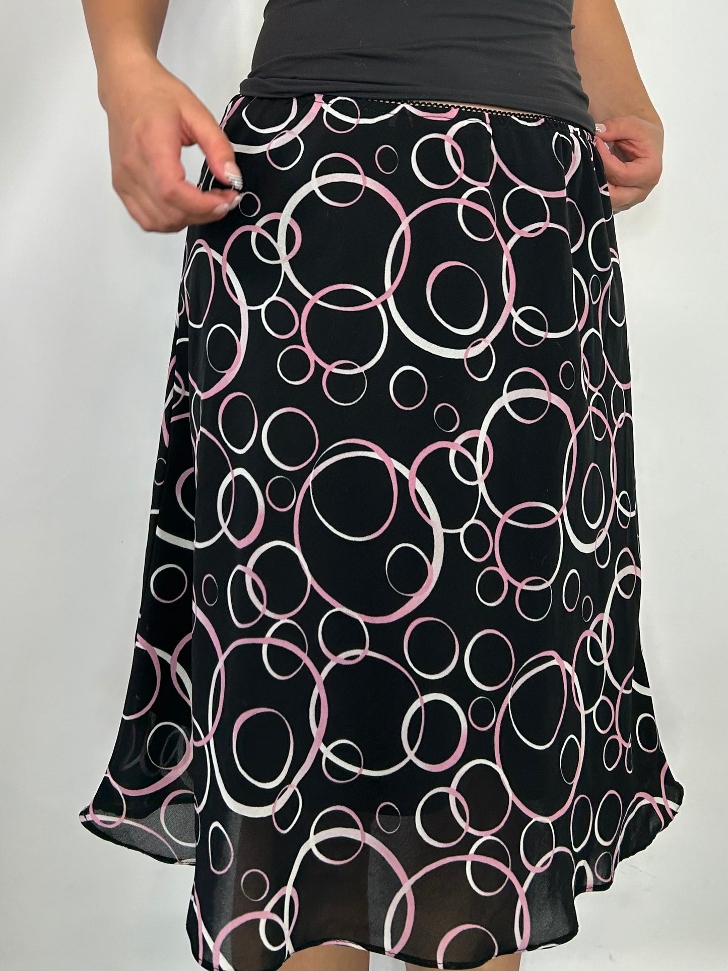Vintage Circle Midi Skirt