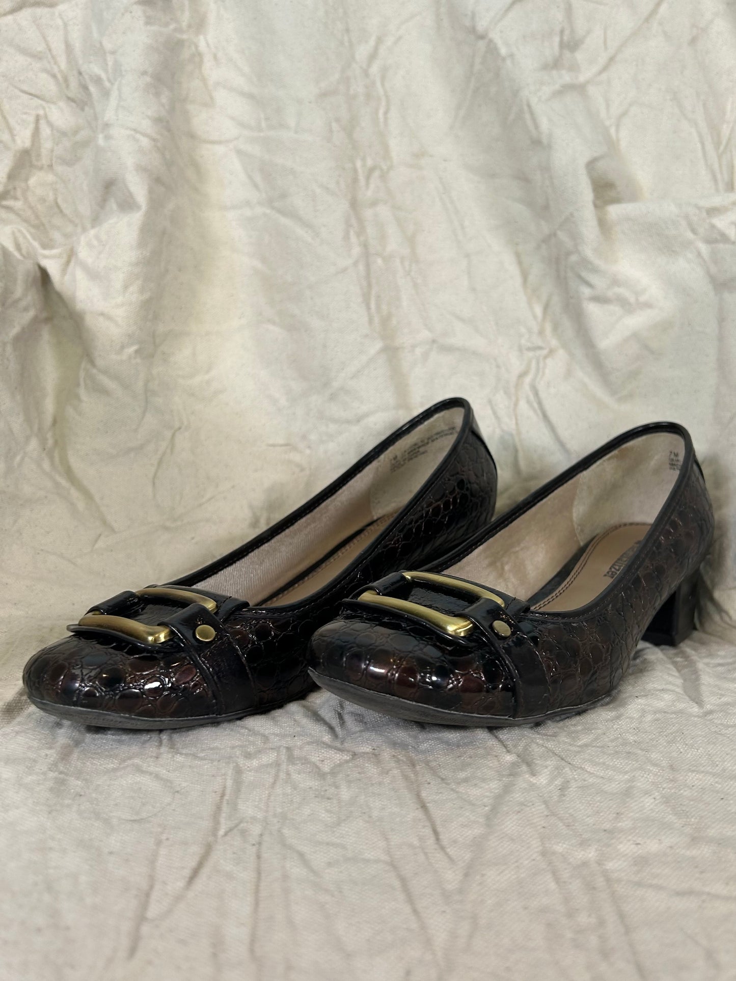 Vintage Buckled Heels