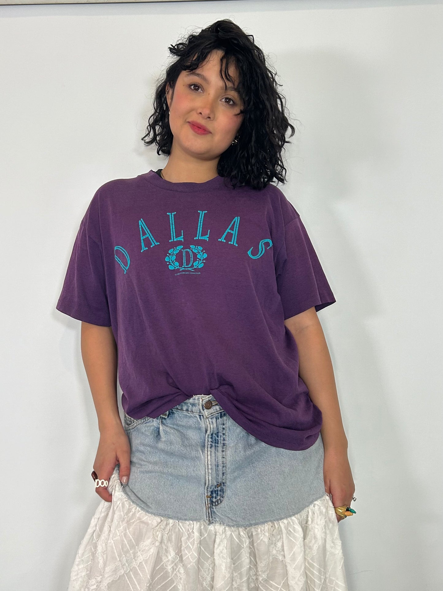 Vintage Purple Dallas Tee