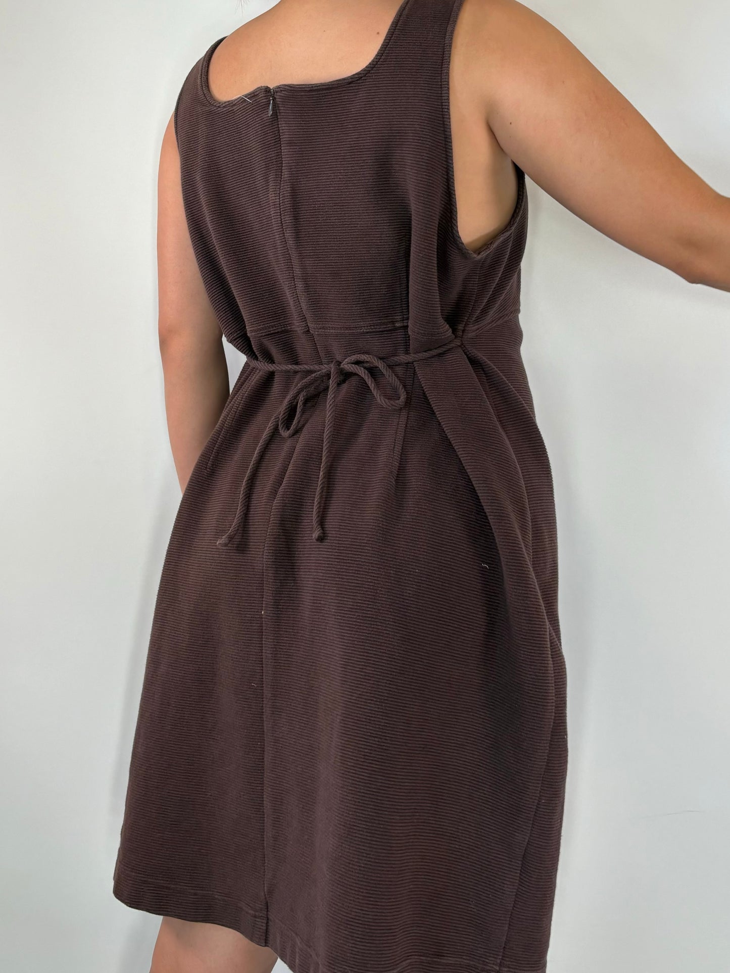 Vintage Ribbed Mini Dress