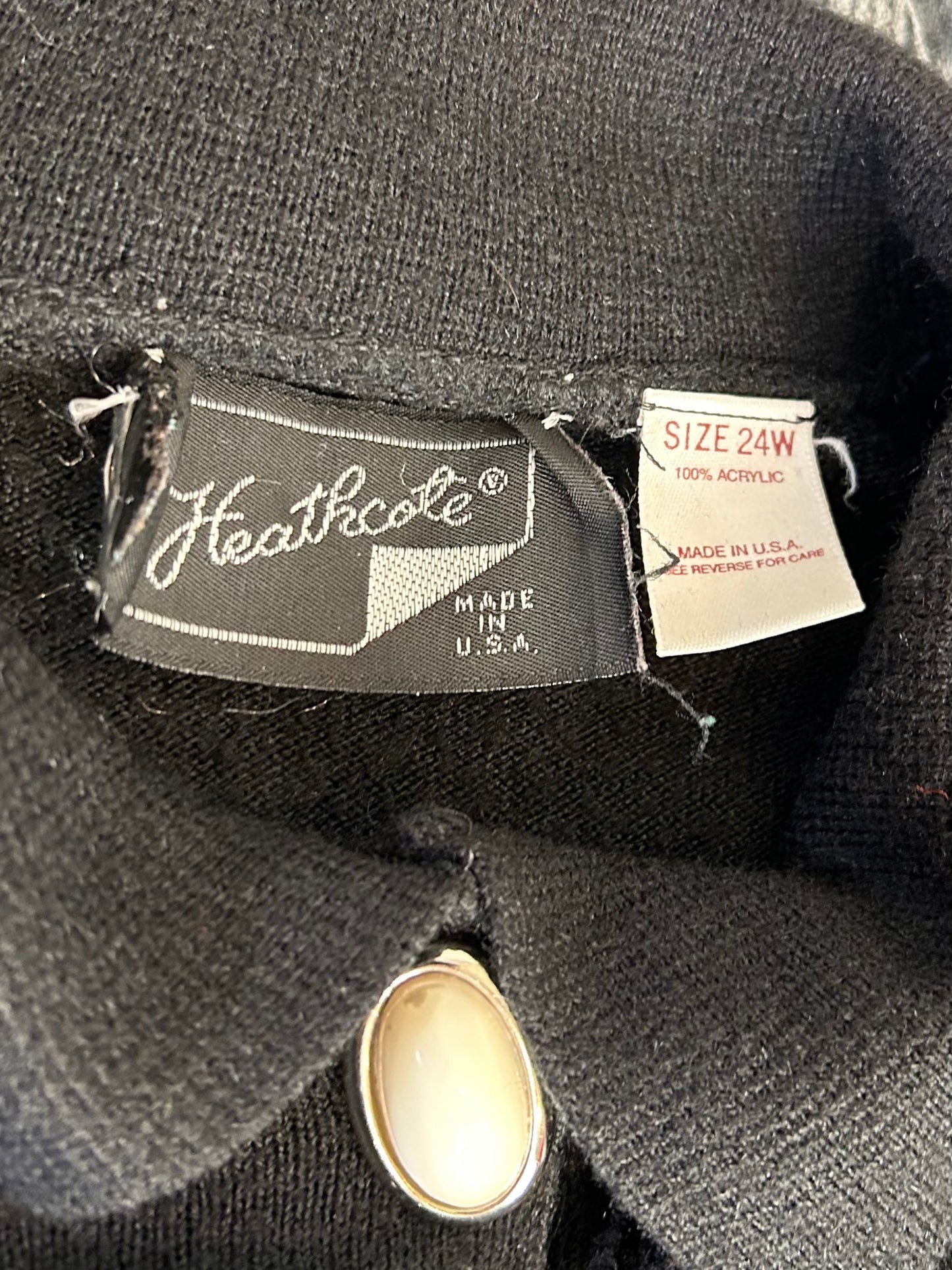 Vintage Pullover Black Sweater