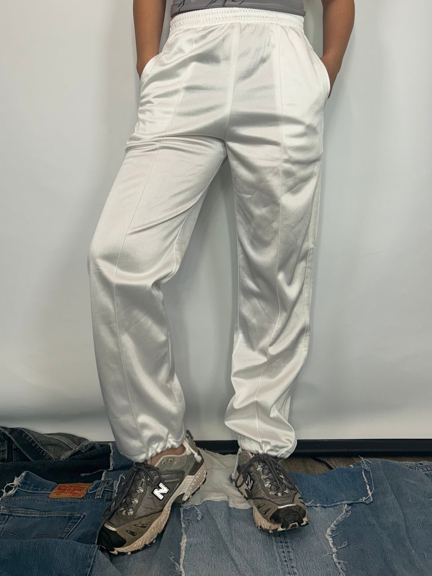 Vintage White Track pant