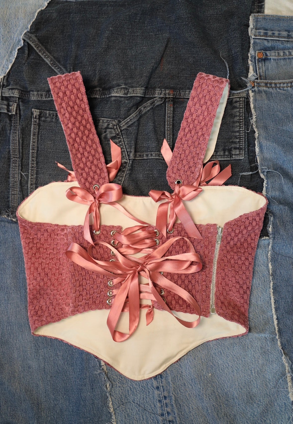 Bows! Bows! Bows! Pink Corset