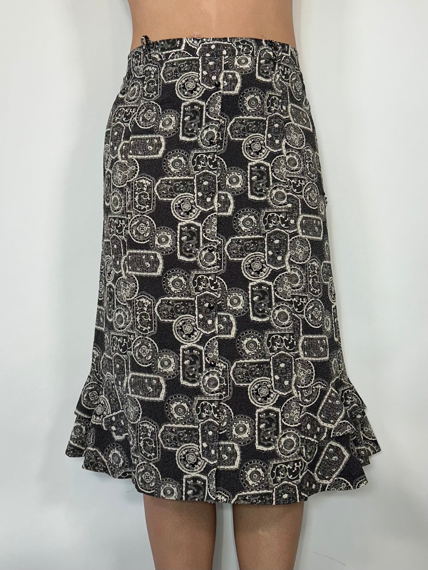 Vintage Patterned Skirt