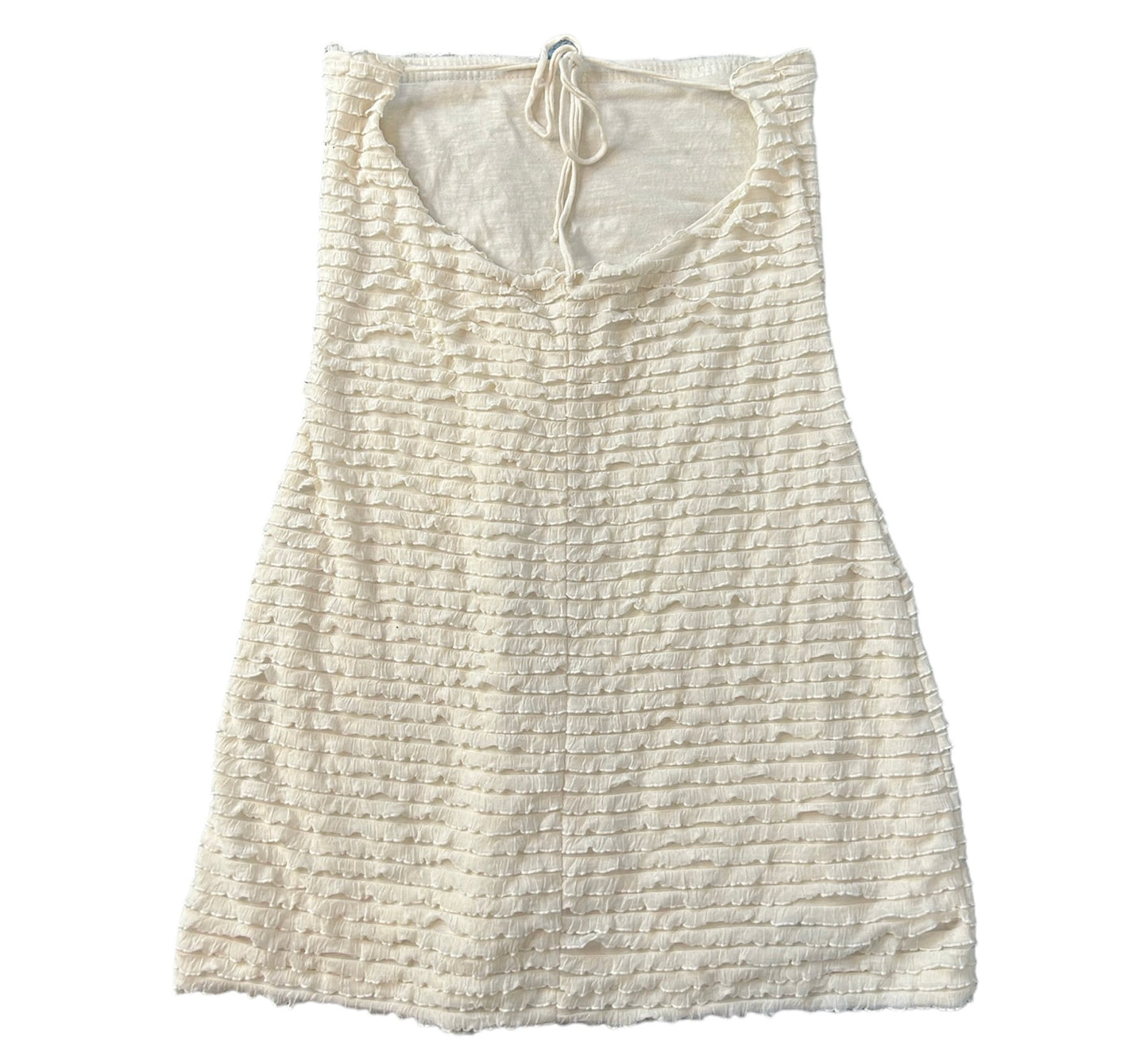 Bone Ruffle Tube Dress w/ Bolero