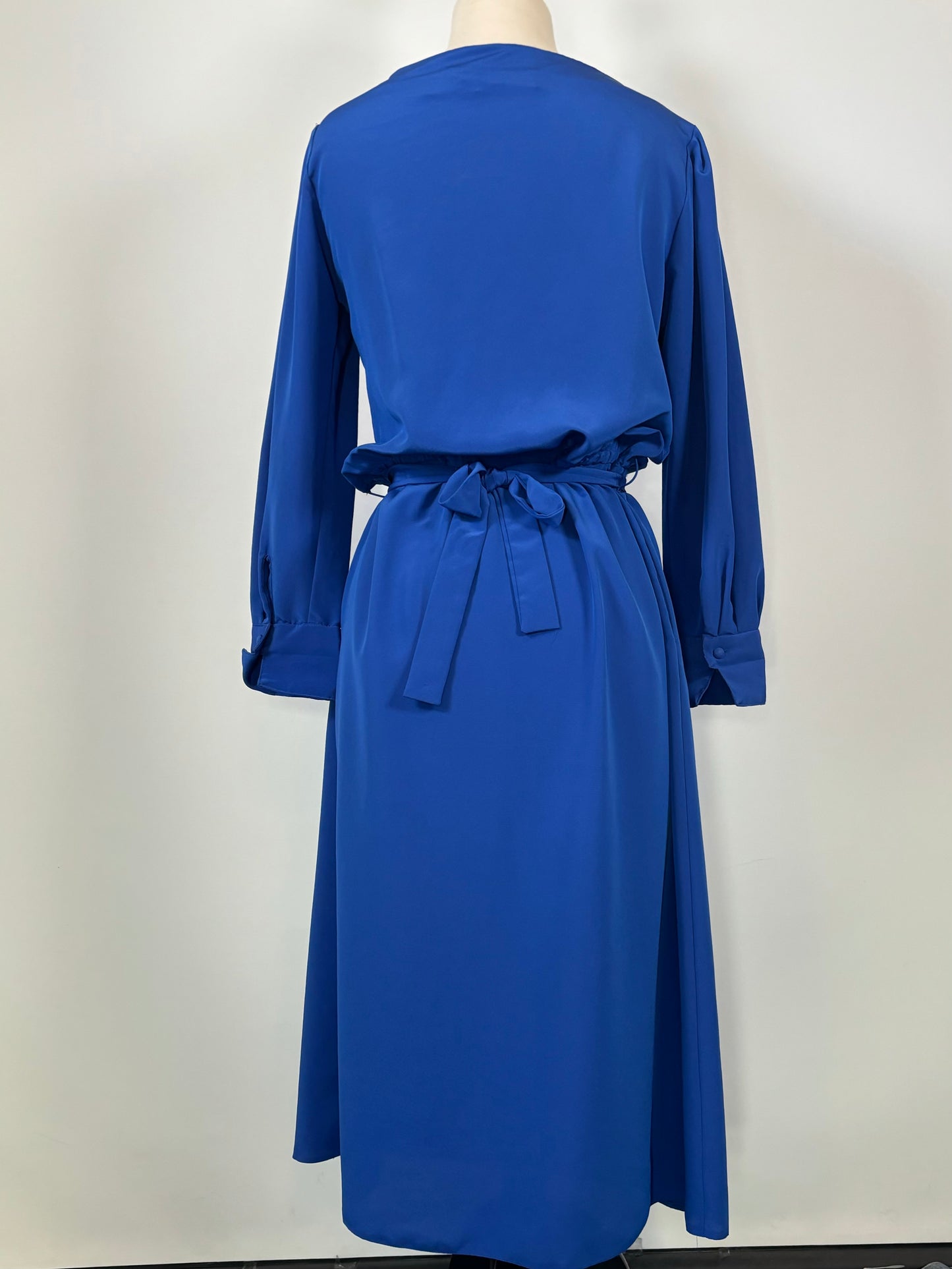Vintage Blue Tie Dress