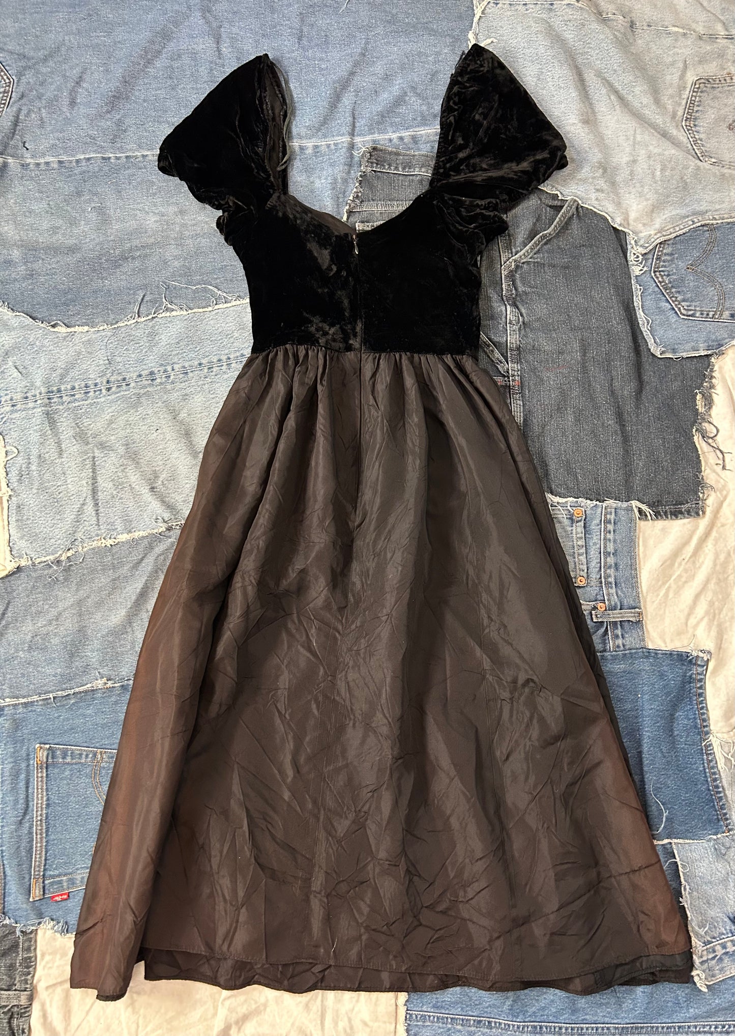 Vintage 80s Gothic Dress