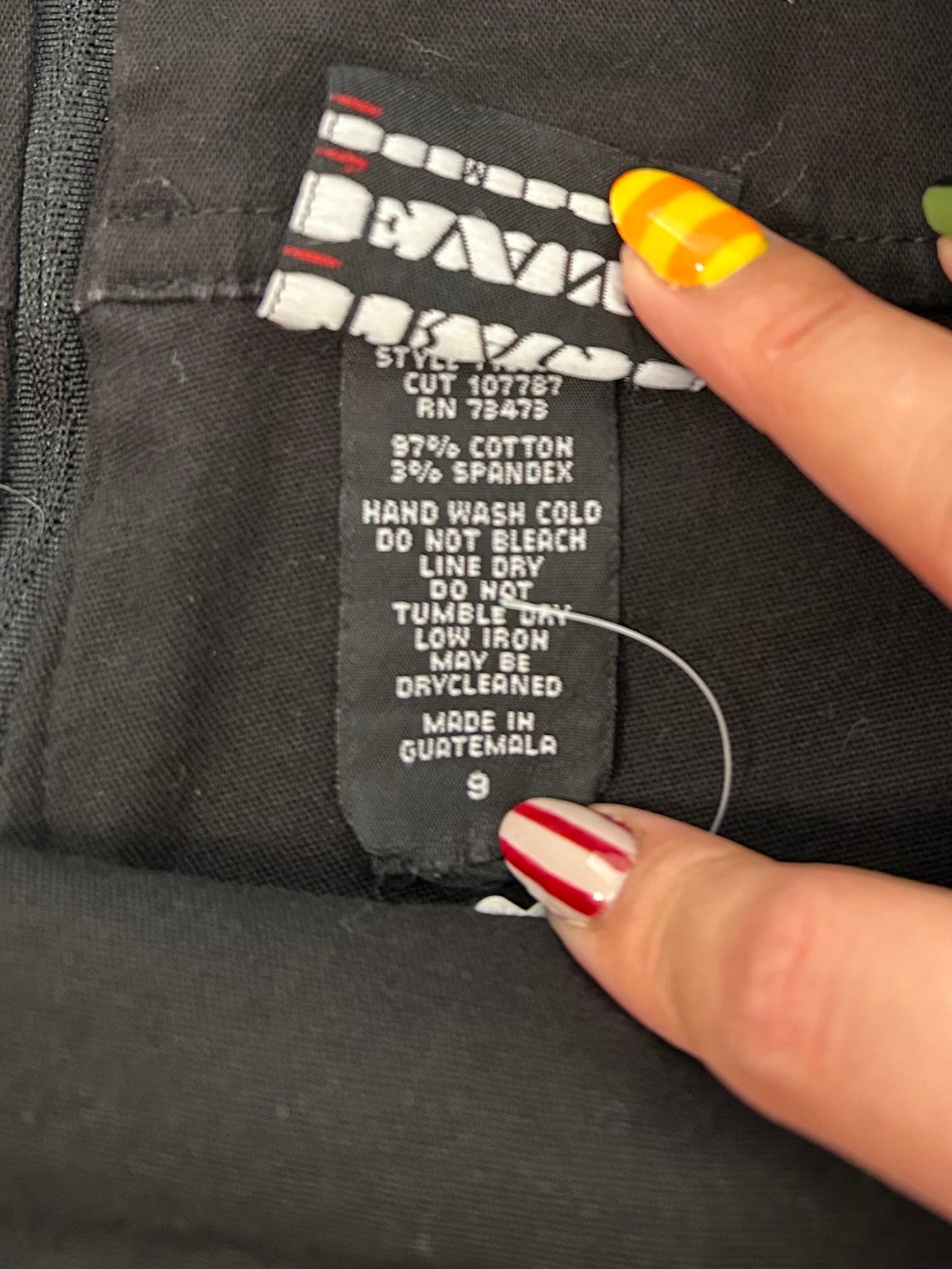Vintage black Mini Skirt