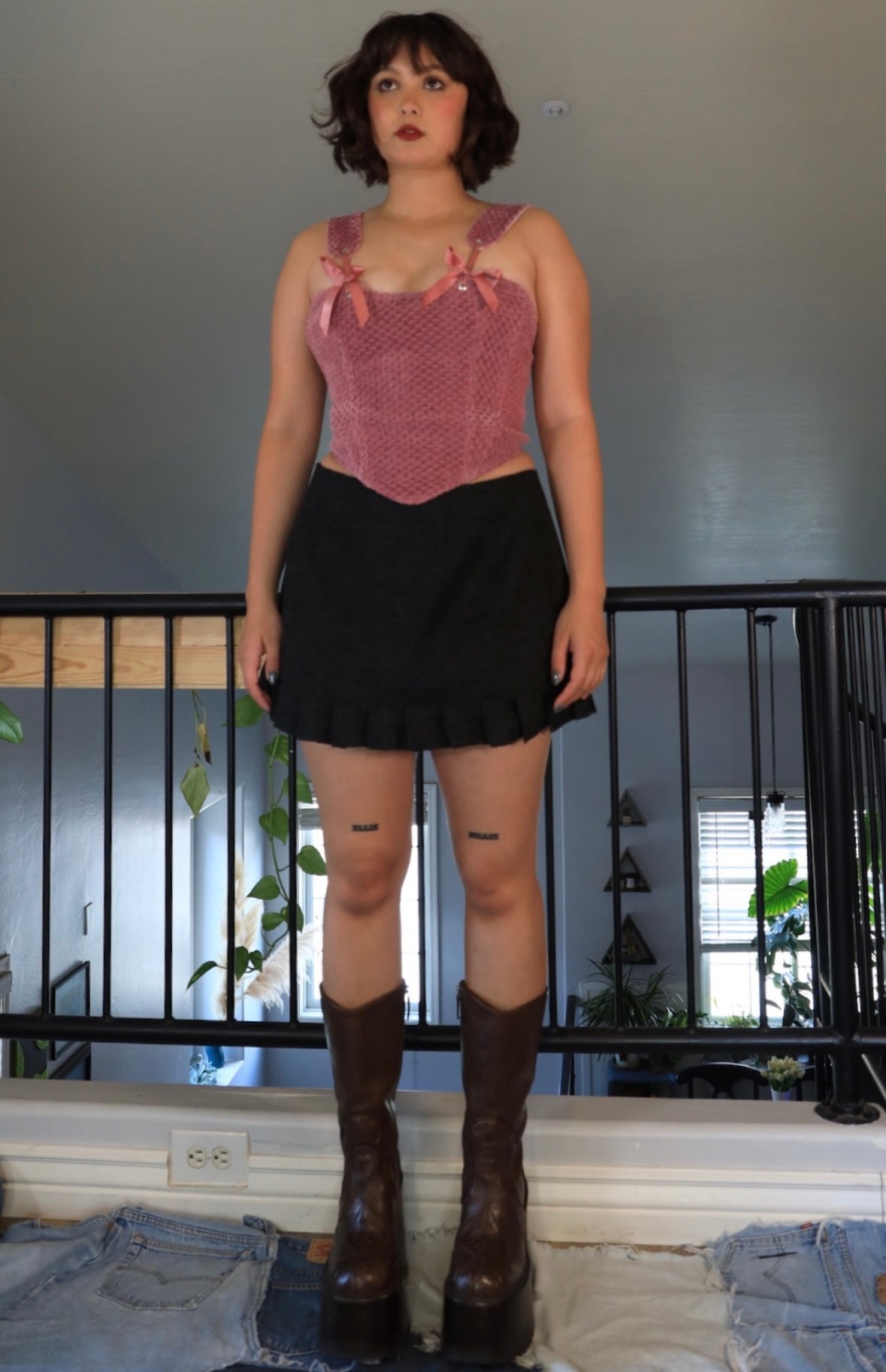 Bows! Bows! Bows! Pink Corset