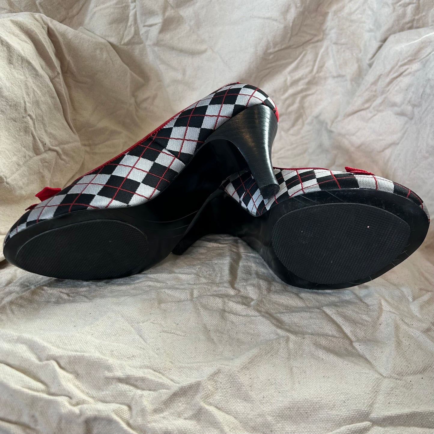 Argyle Kitten Heels