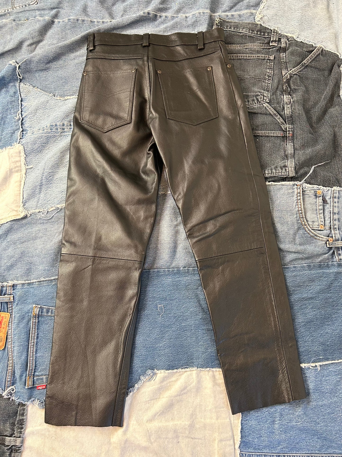 Genuine Leather Pants