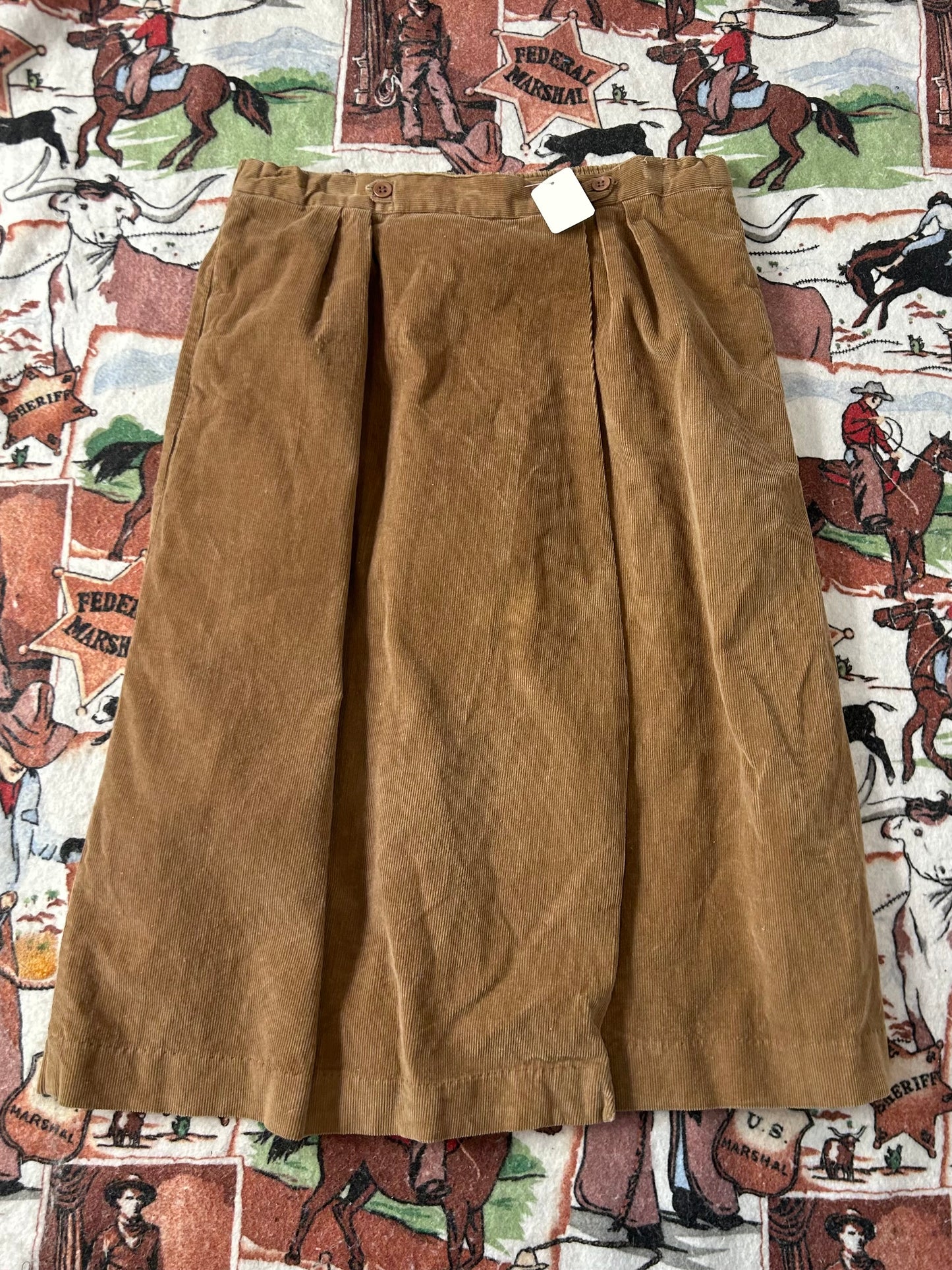 Vintage Corduroy Skirt