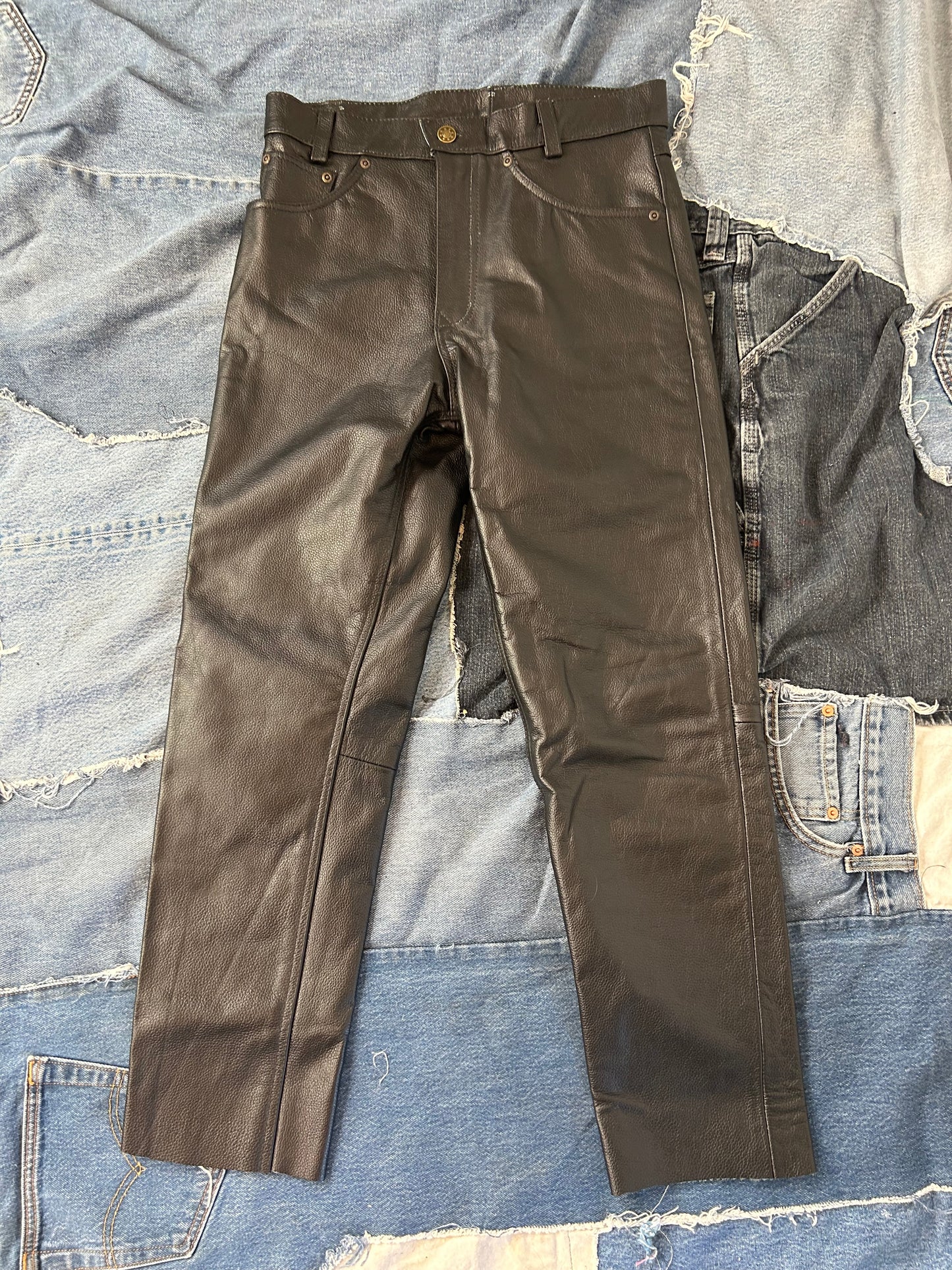 Genuine Leather Pants