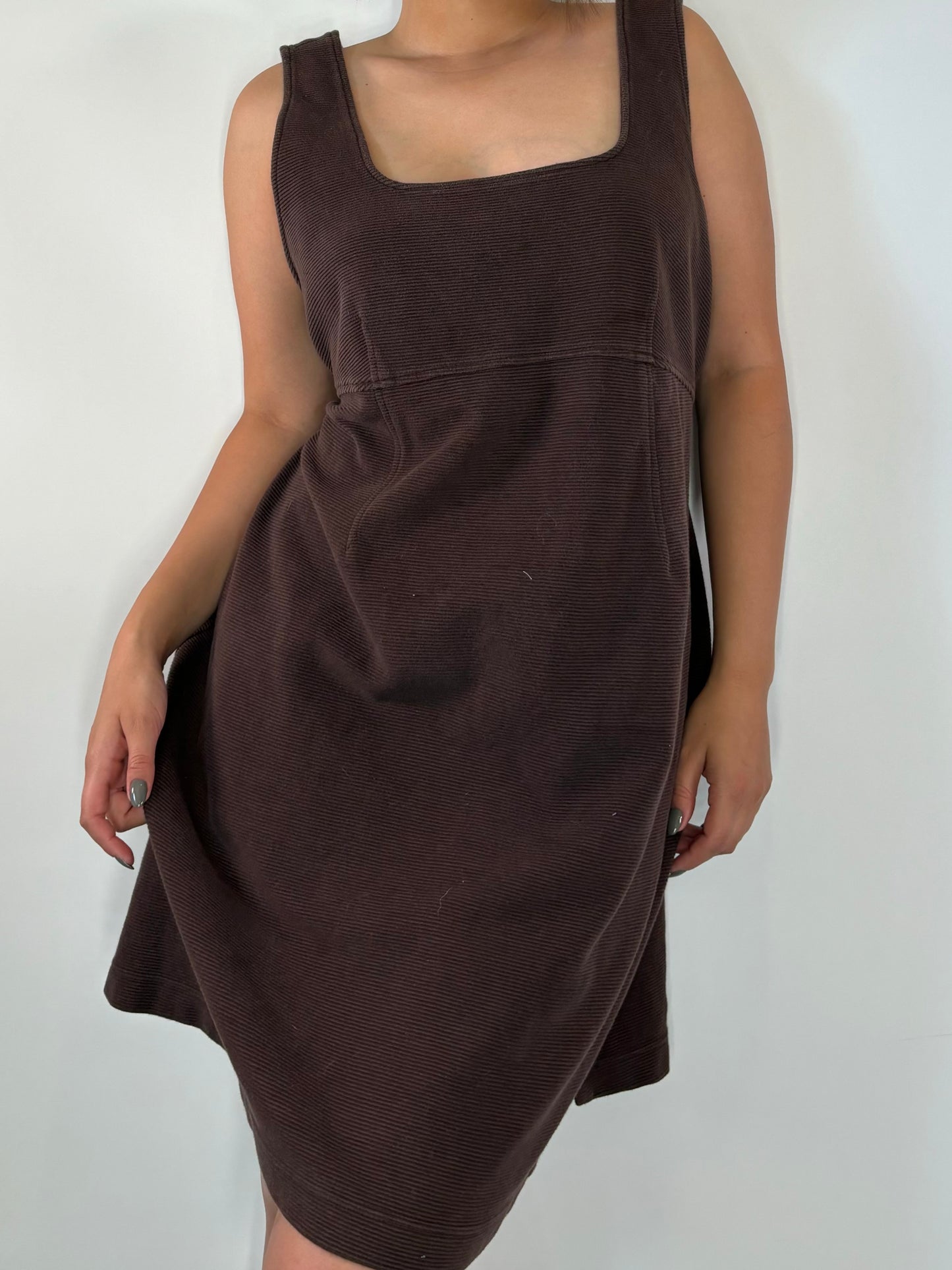 Vintage Ribbed Mini Dress