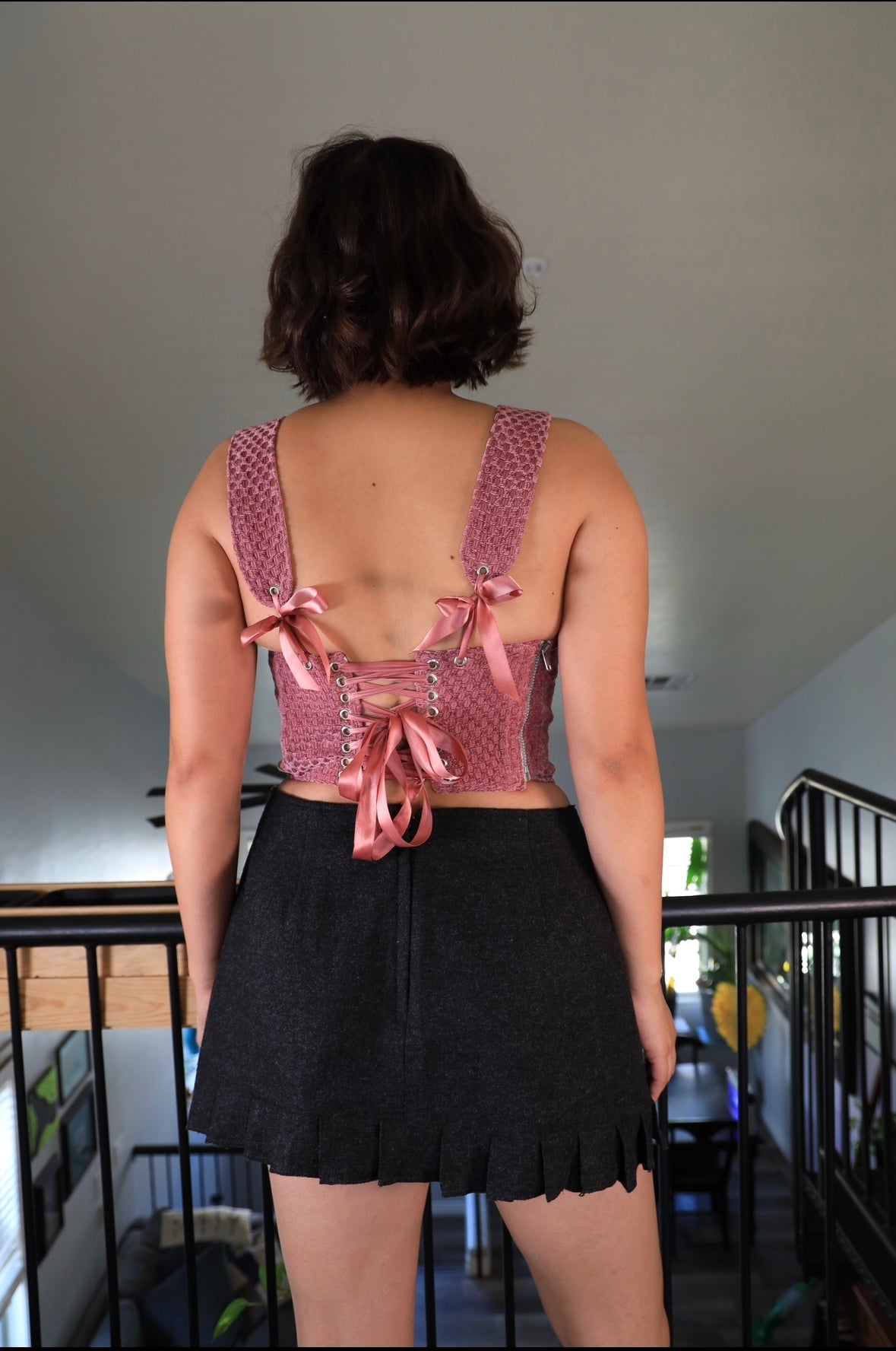 Bows! Bows! Bows! Pink Corset