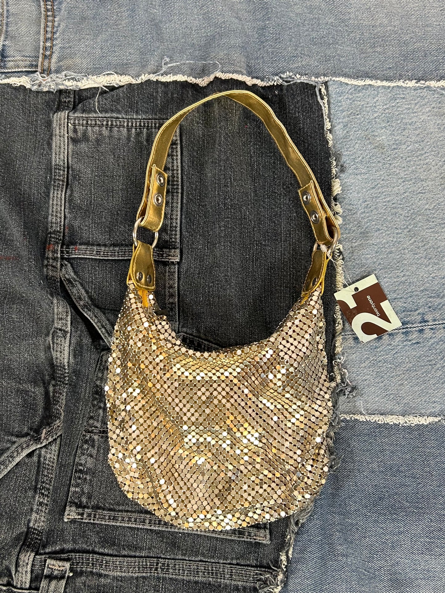 Vintage Dead stock Gold Purse