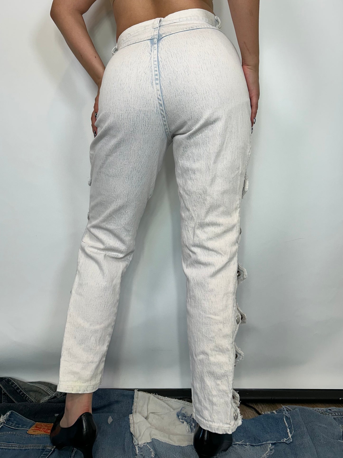 Vintage Stefano Heart Snap Jeans