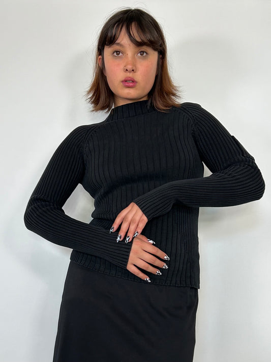 R.E.I Ribbed Mock Neck Sweater