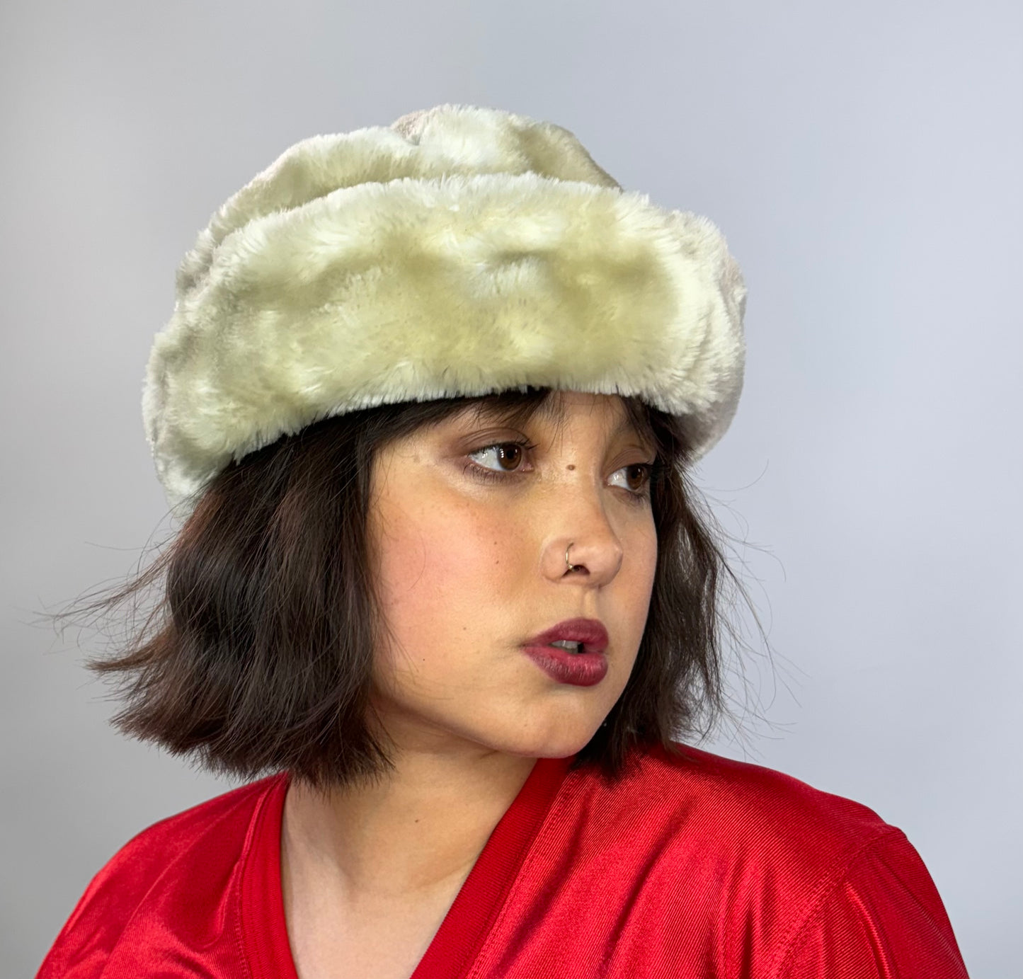 Vintage Tan Fur Hat