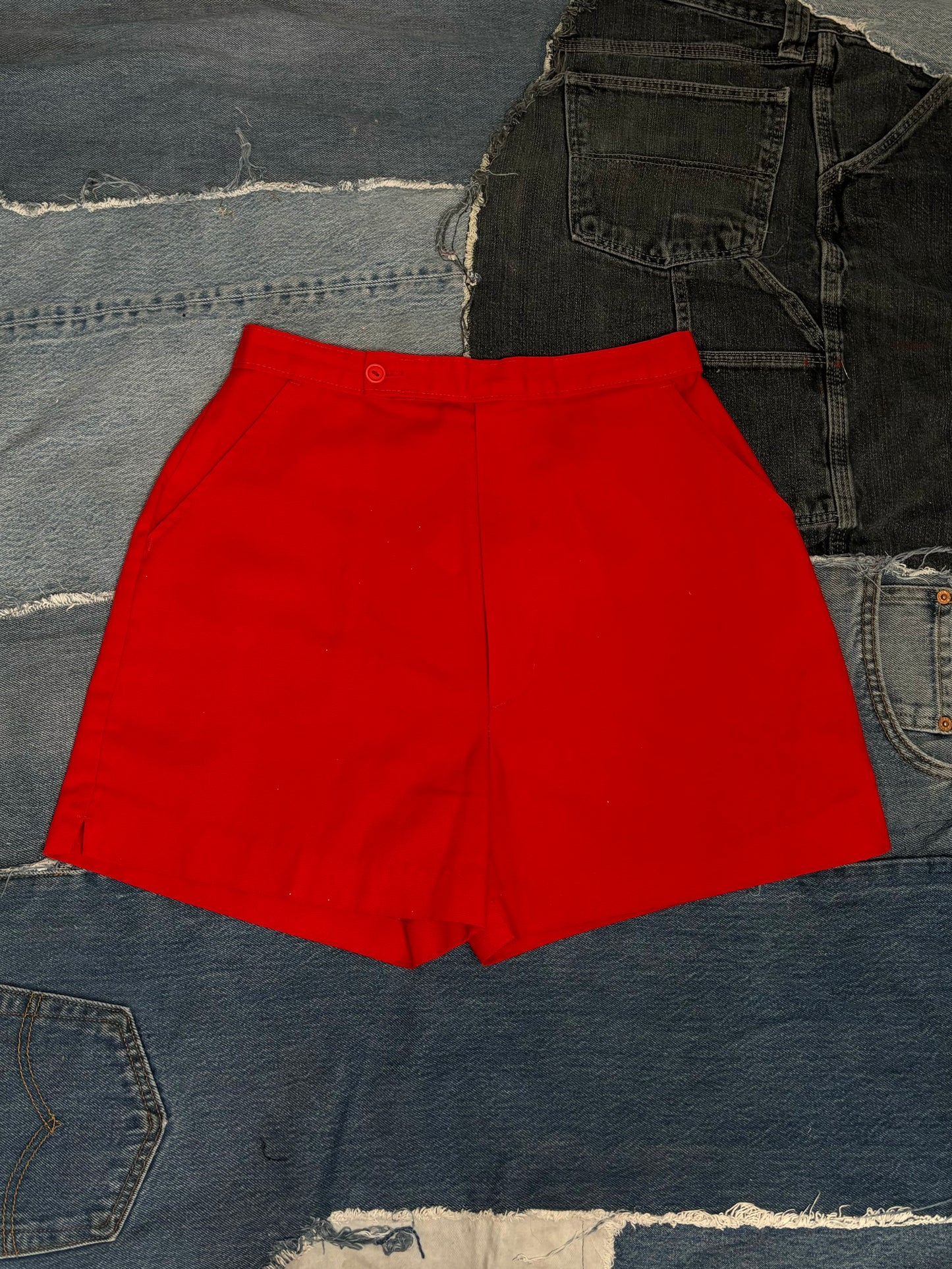 Vintage 70s Red Shorts