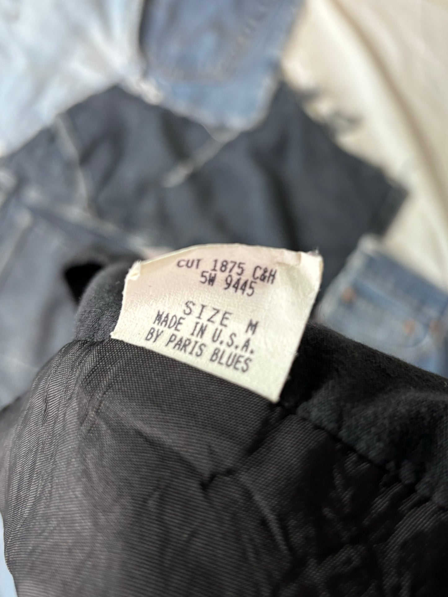 Vintage Black Velvet Vest